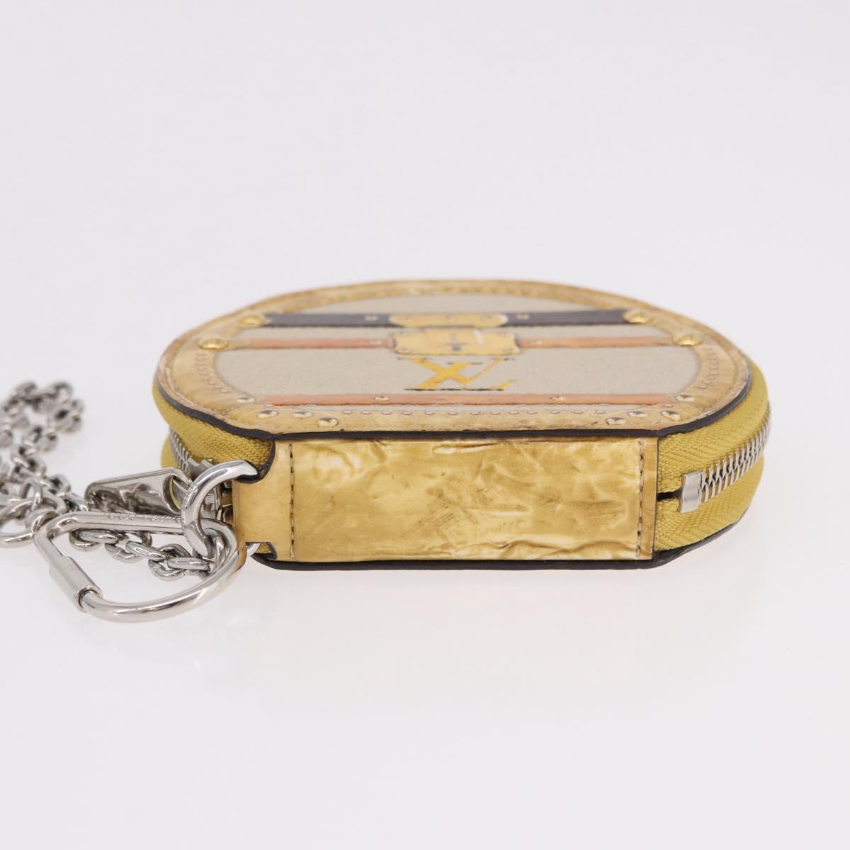 LOUIS VUITTON Transford Monogram Micro Boite Chapo Yellow M52747 Auth 192017A