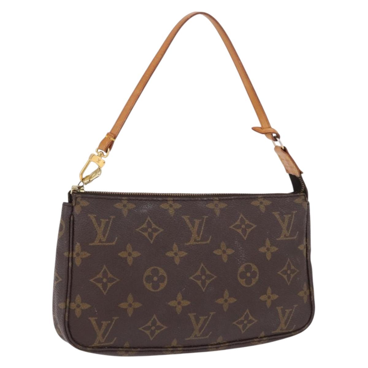 LOUIS VUITTON Monogram Pochette Accessoires Pouch M51980 LV Auth 192018