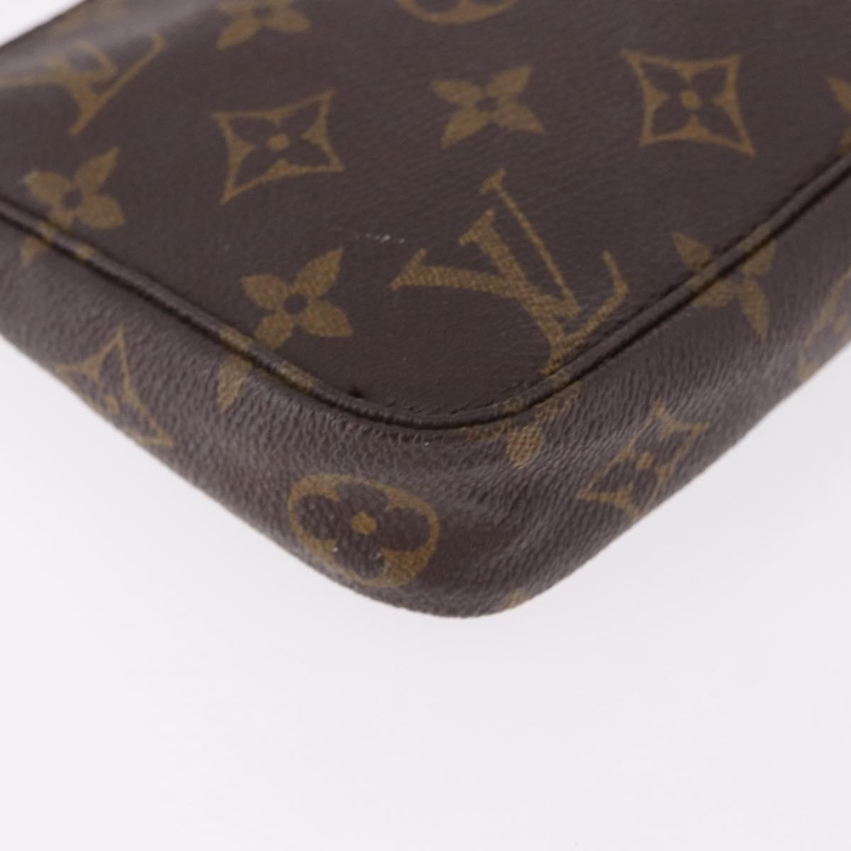 LOUIS VUITTON Monogram Pochette Accessoires Pouch M51980 LV Auth 192018