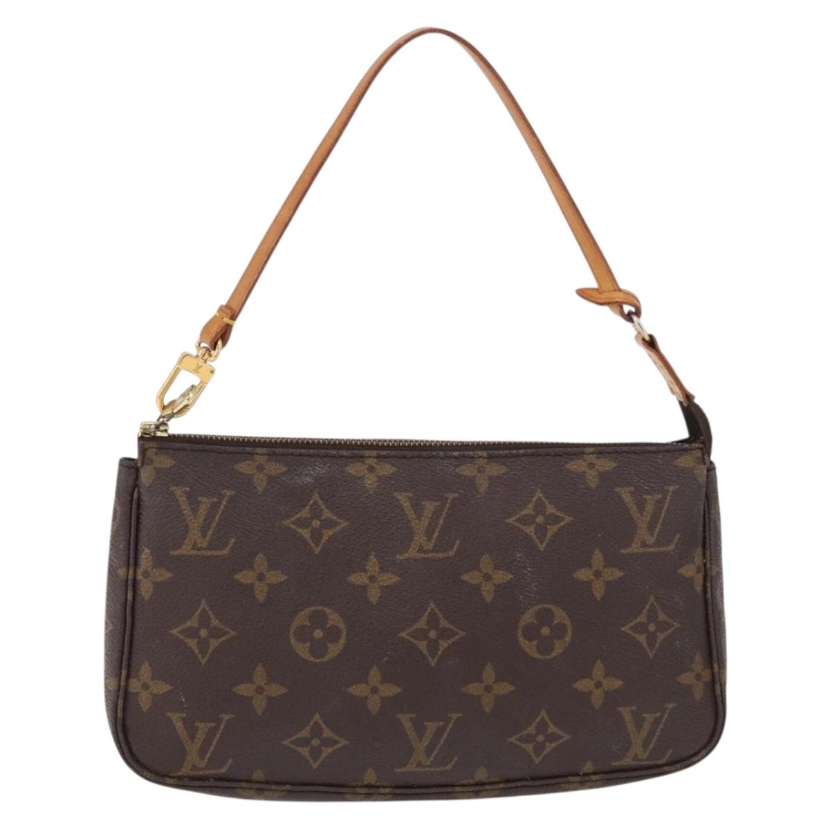 LOUIS VUITTON Monogram Pochette Accessoires Pouch M51980 LV Auth 192018
