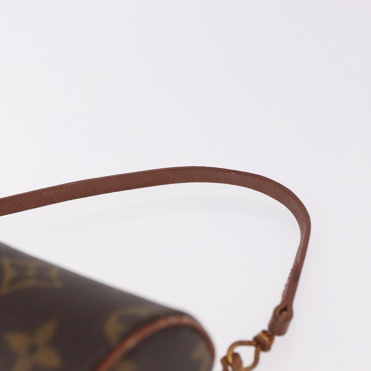 LOUIS VUITTON Monogram Papillon Pouch LV Auth 192019