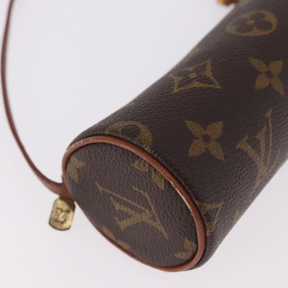 LOUIS VUITTON Monogram Papillon Pouch LV Auth 192019