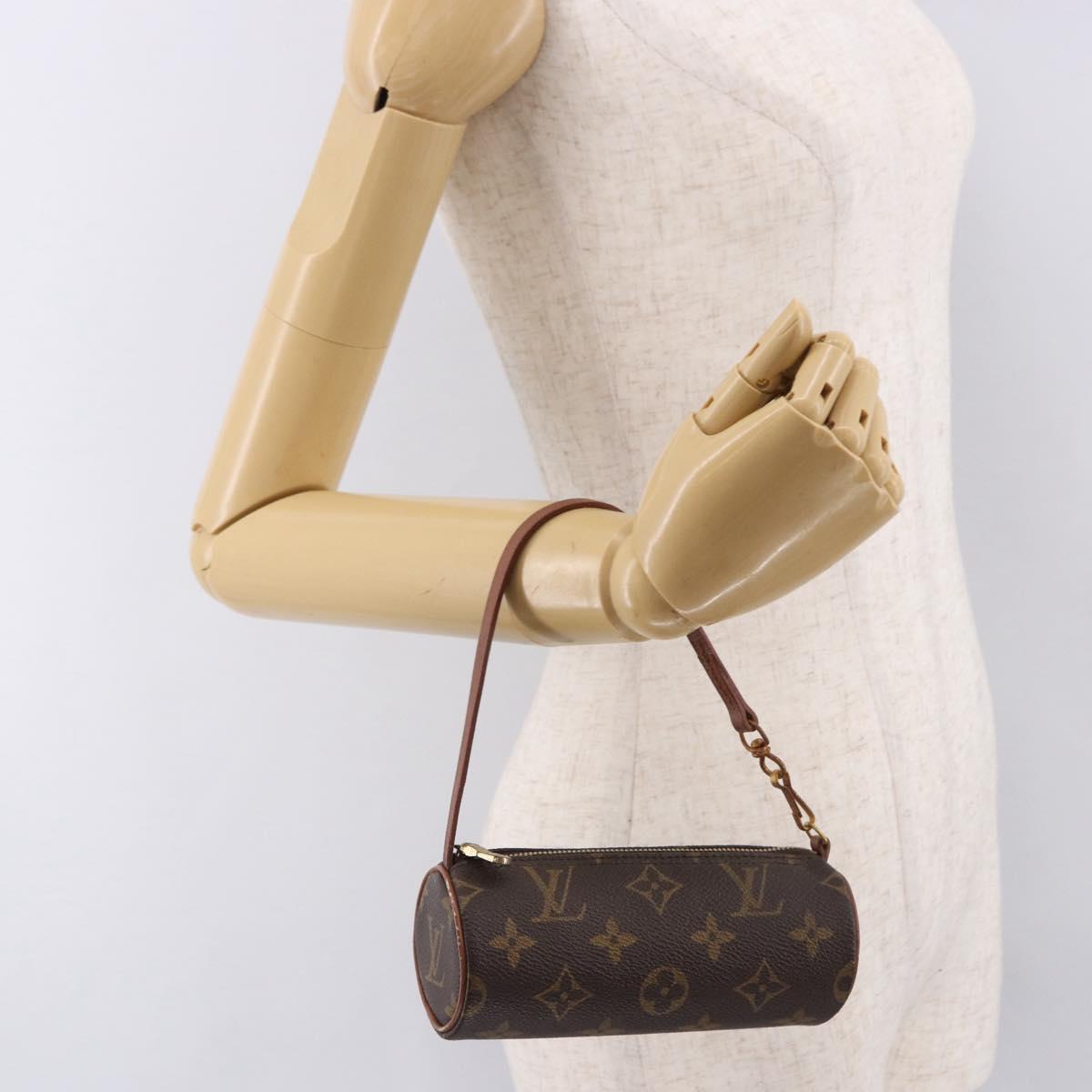 LOUIS VUITTON Monogram Papillon Pouch LV Auth 192019