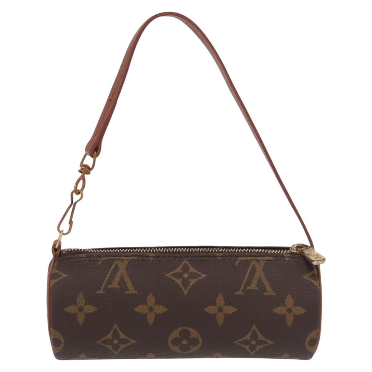 LOUIS VUITTON Monogram Papillon Pouch LV Auth 192019