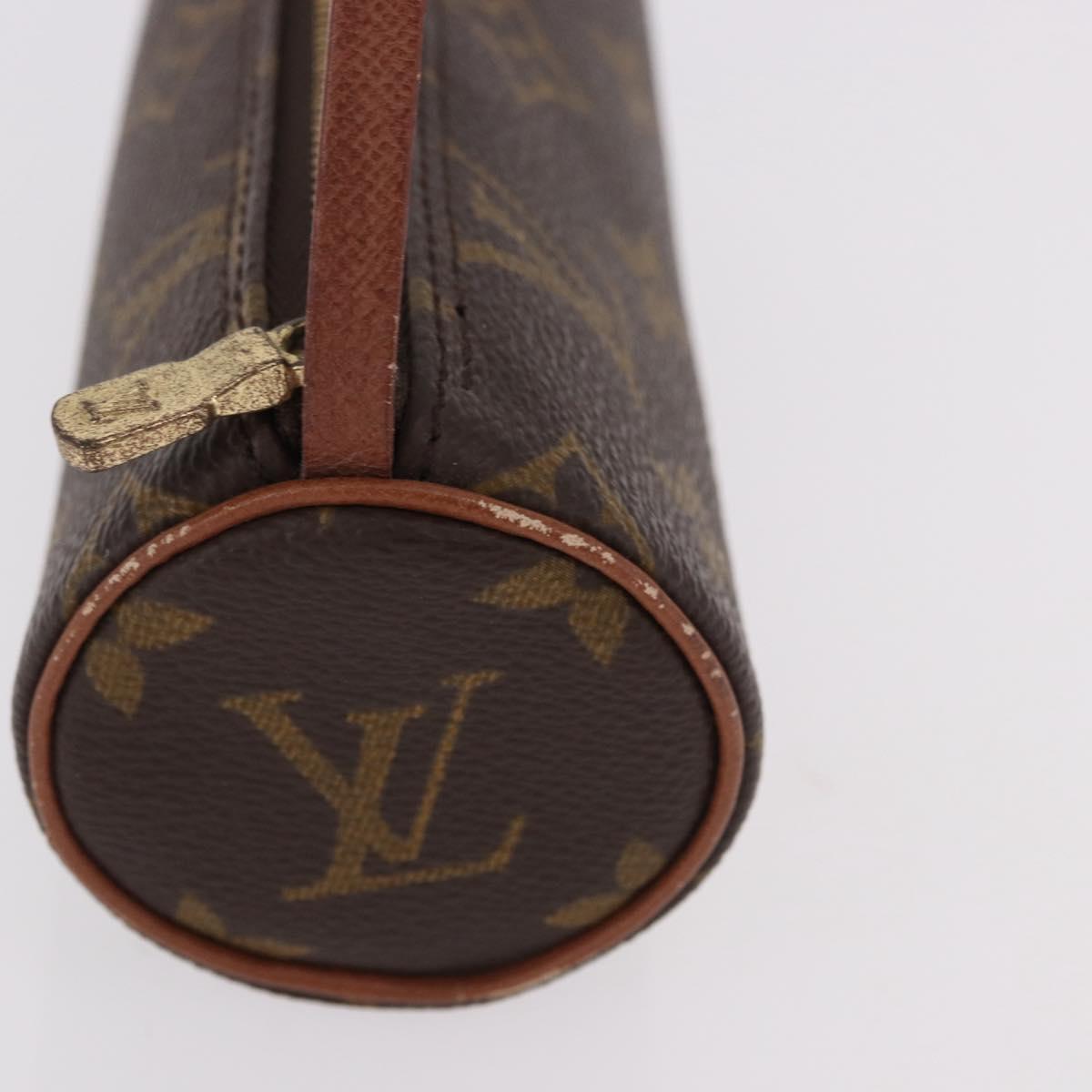 LOUIS VUITTON Monogram Papillon Pouch LV Auth 192019