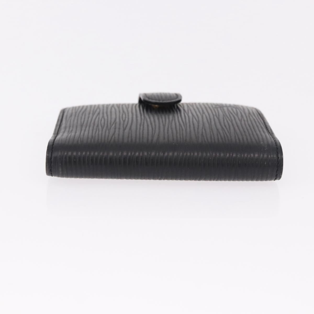 LOUIS VUITTON Epi Agenda Mini Day Planner Cover Black LV Auth 192021