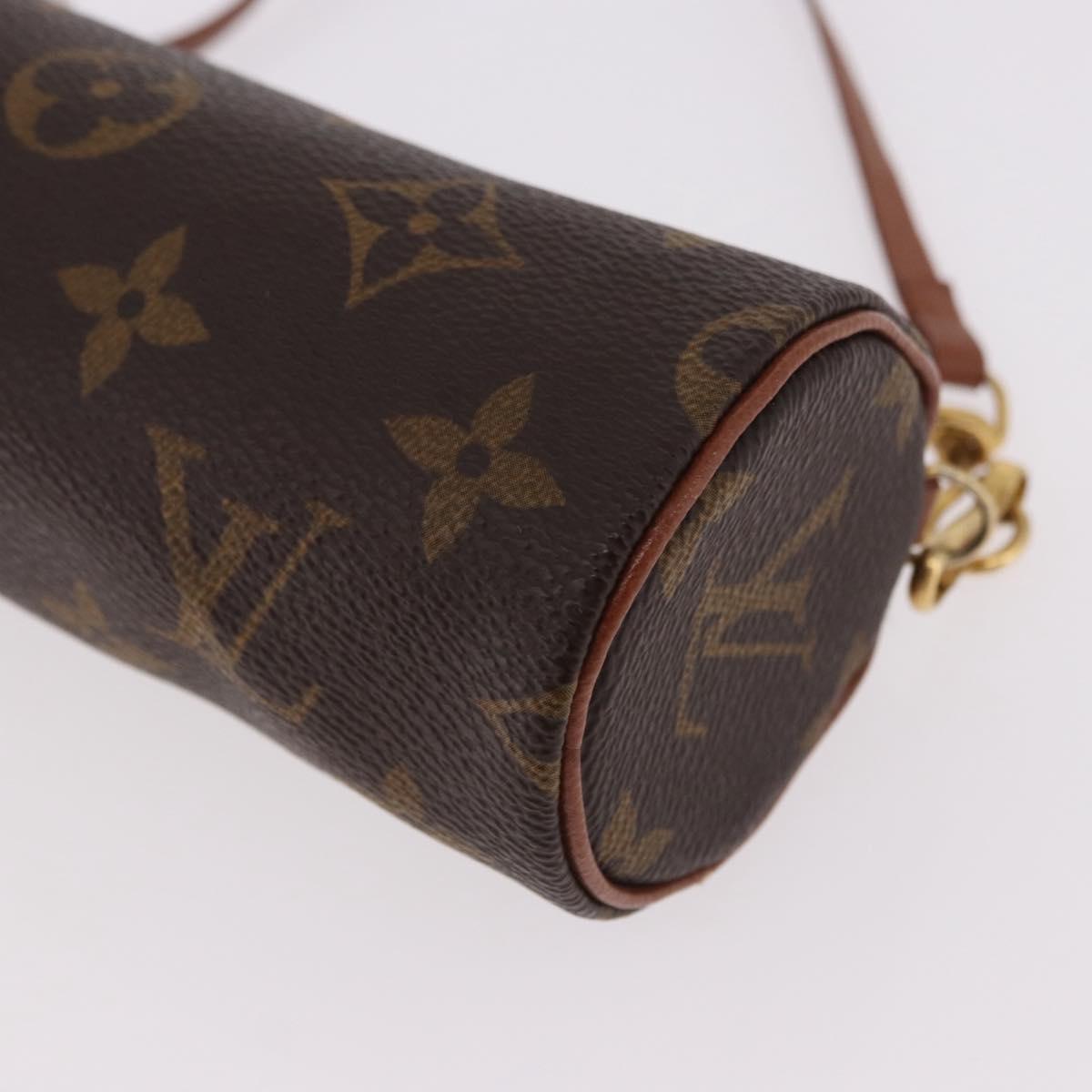 LOUIS VUITTON Monogram Papillon Pouch LV Auth 192022