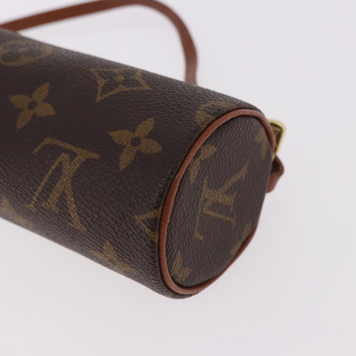 LOUIS VUITTON Monogram Papillon Pouch LV Auth 192022