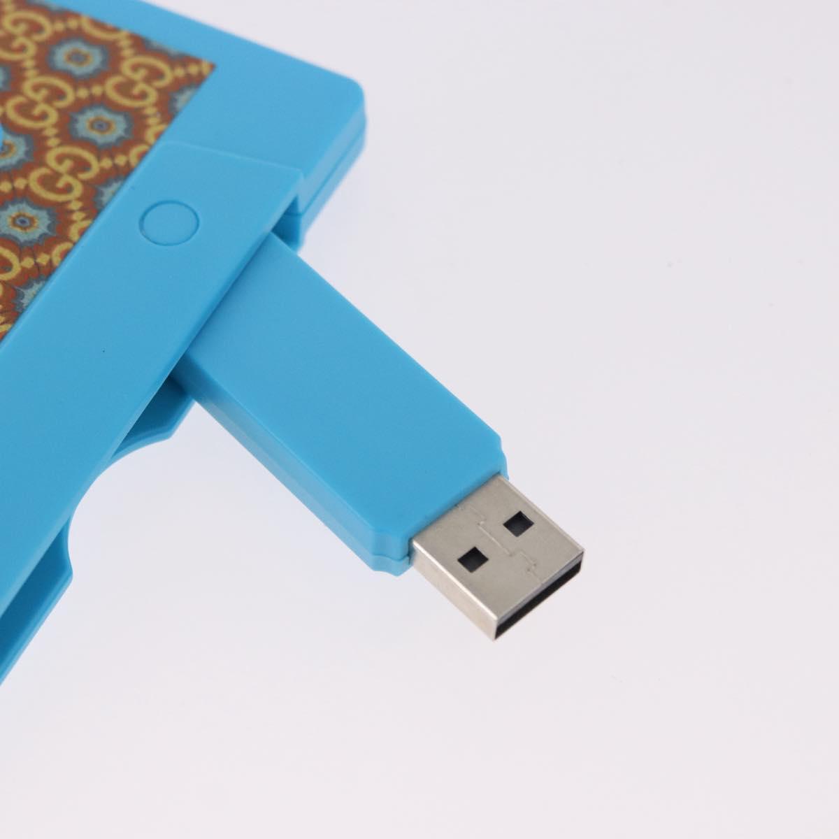 GUCCI Cassette Tape USB Flash Drive 100th Anniversary Blue Auth 192024