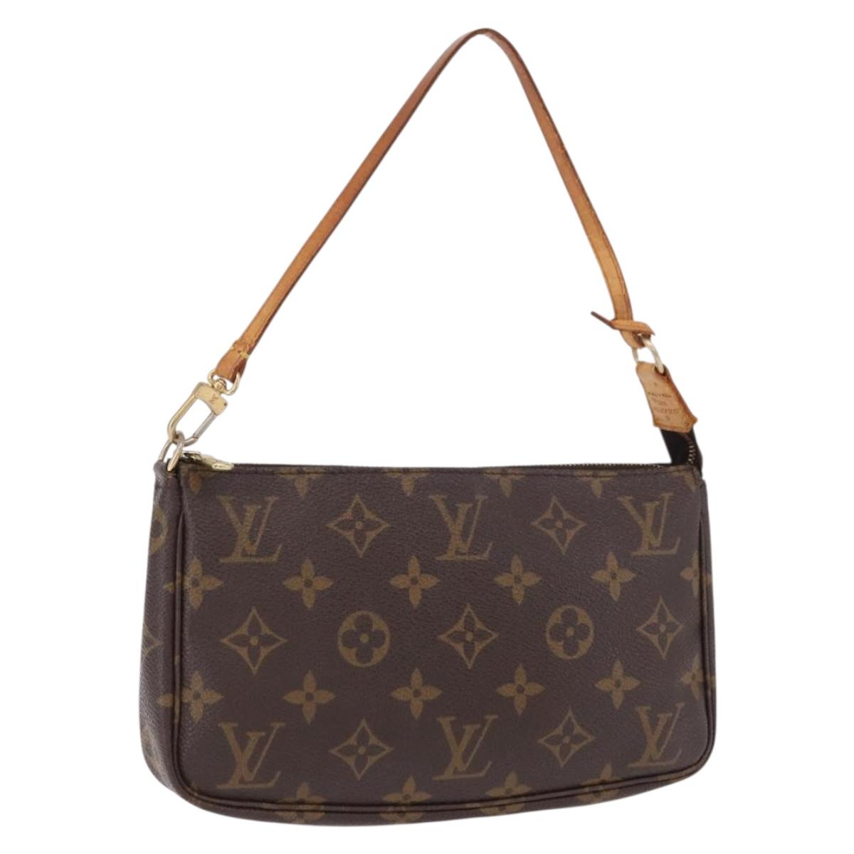 LOUIS VUITTON Monogram Pochette Accessoires Pouch M51980 LV Auth 192025