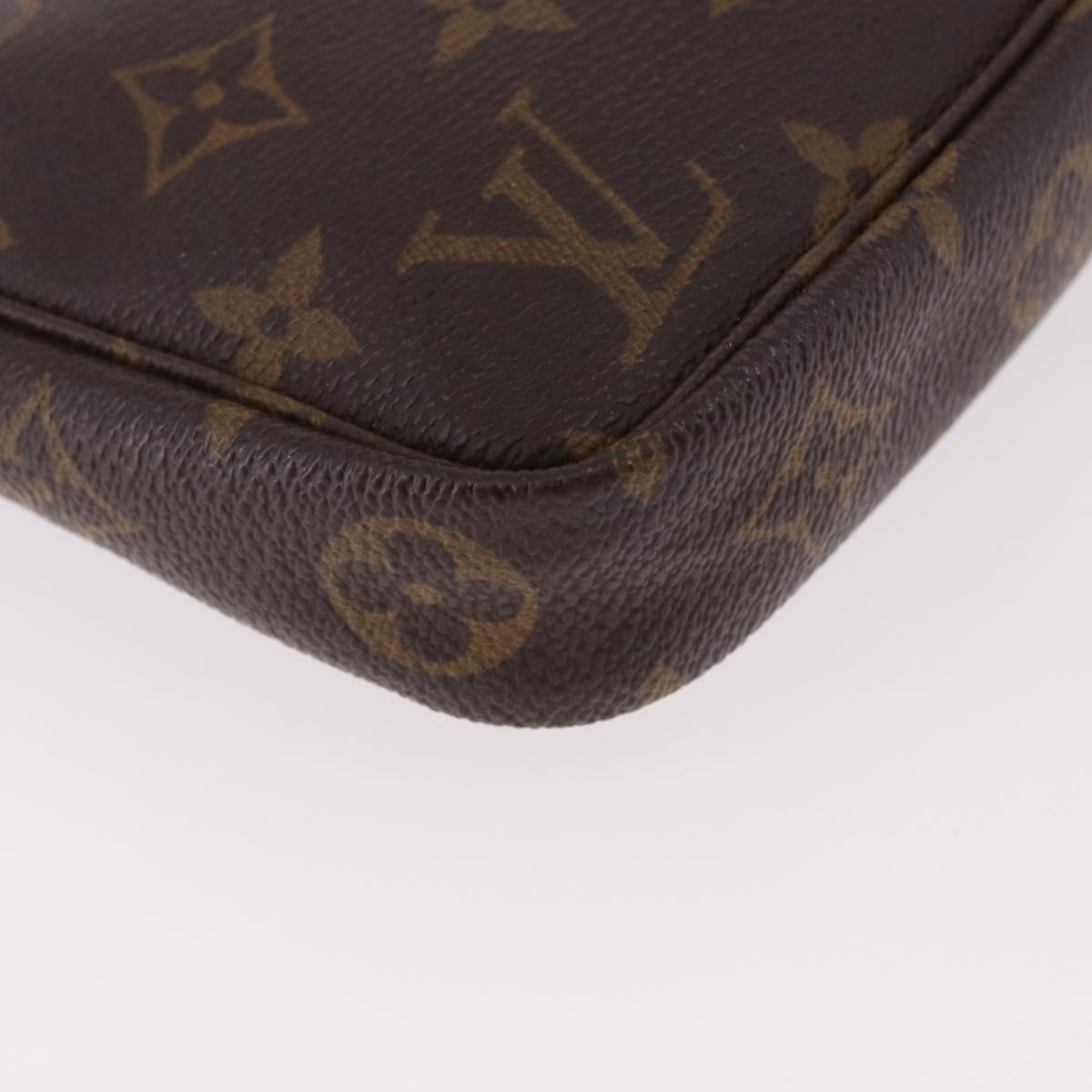 LOUIS VUITTON Monogram Pochette Accessoires Pouch M51980 LV Auth 192025