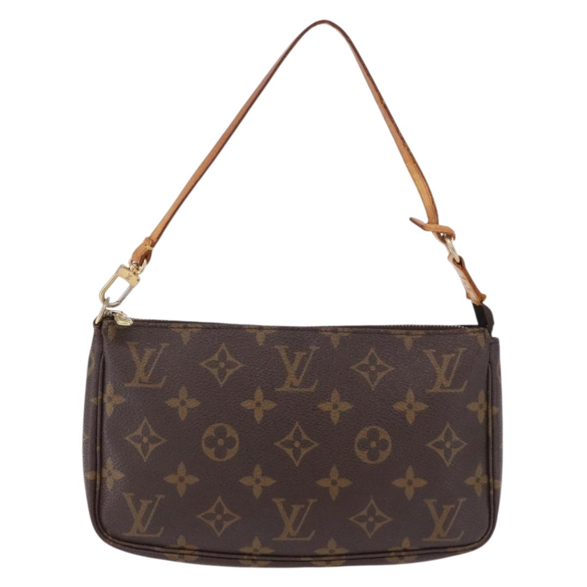 LOUIS VUITTON Monogram Pochette Accessoires Pouch M51980 LV Auth 192025