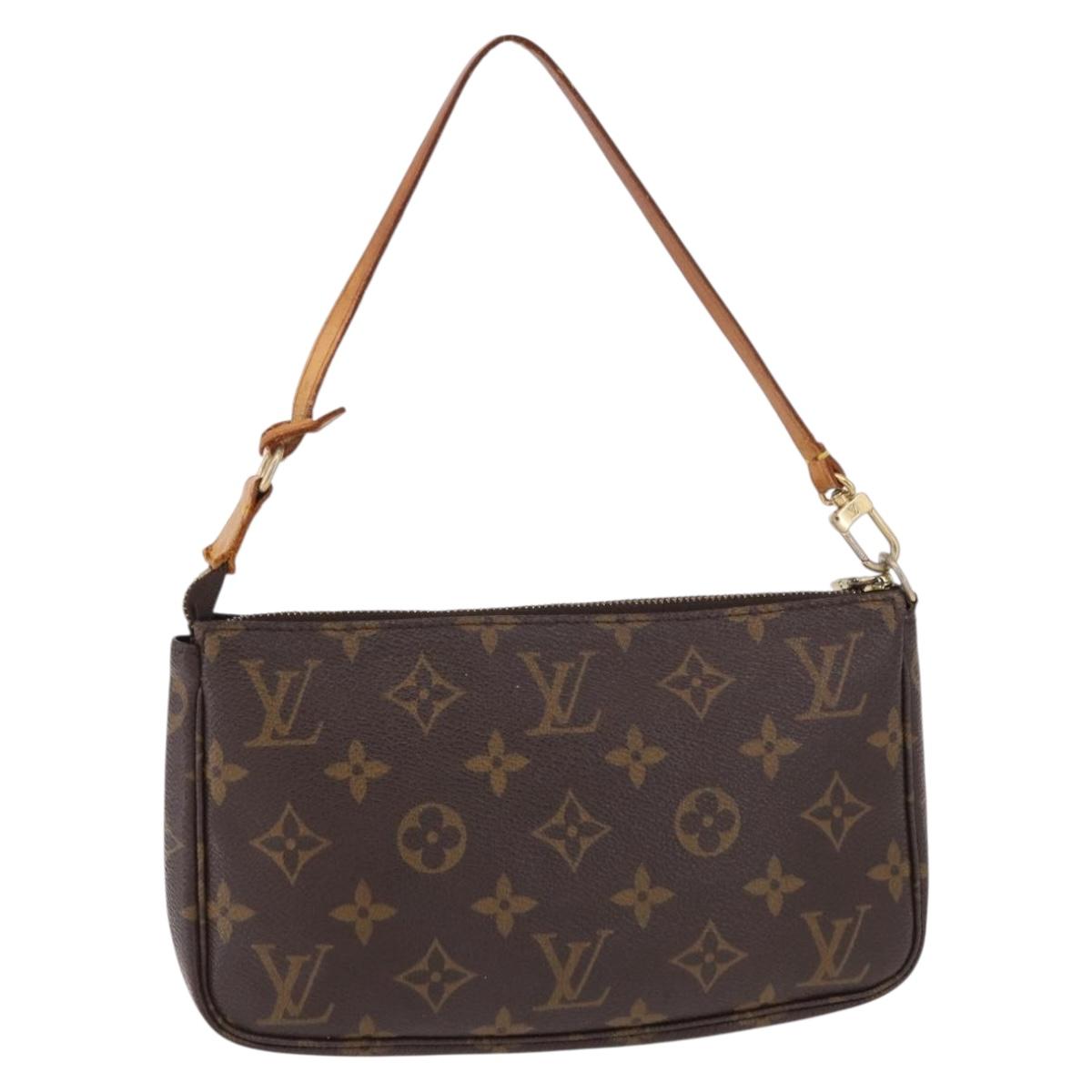 LOUIS VUITTON Monogram Pochette Accessoires Pouch M51980 LV Auth 192025