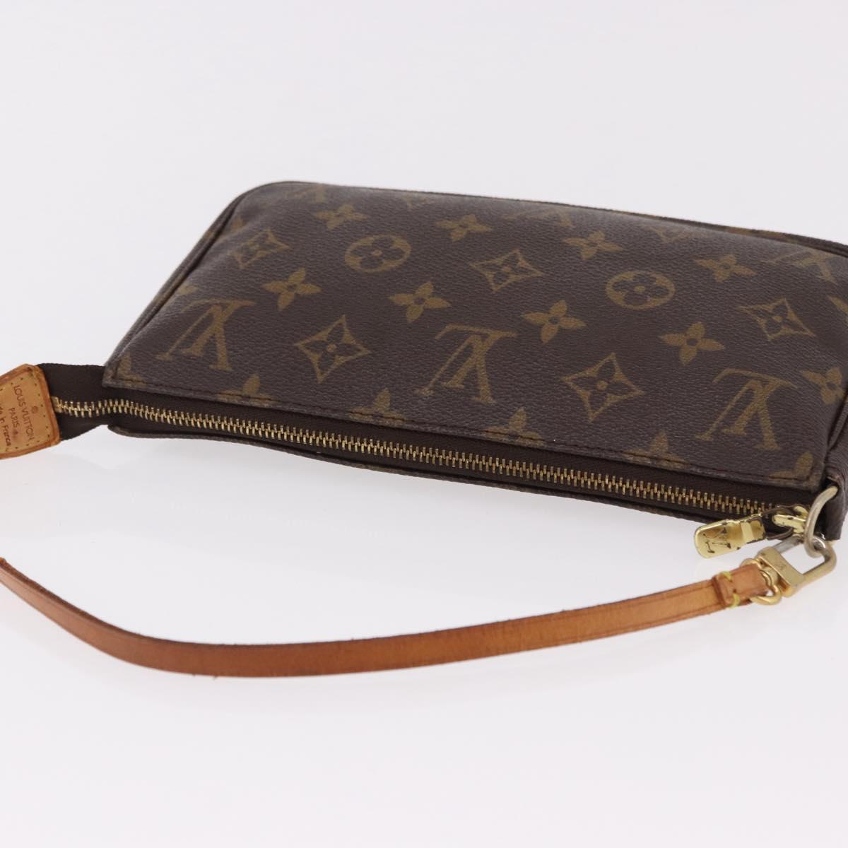LOUIS VUITTON Monogram Pochette Accessoires Pouch M51980 LV Auth 192025