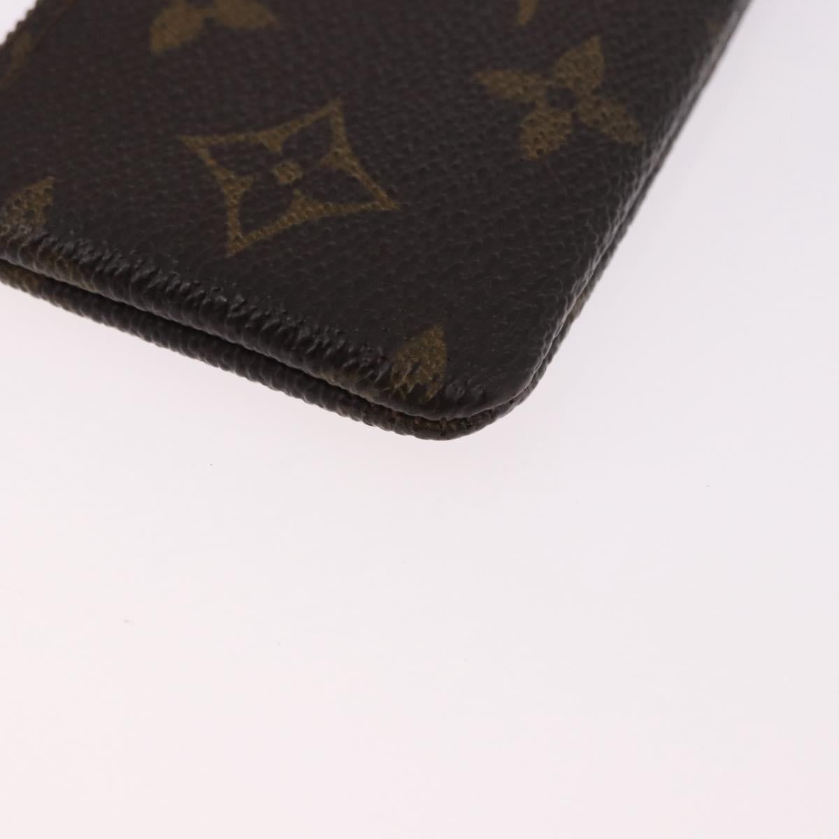LOUIS VUITTON Monogram Pochette Cles Coin Purse M62650 LV Auth 192032
