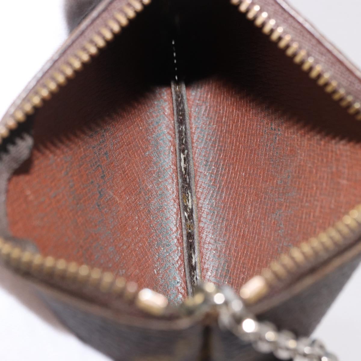 LOUIS VUITTON Monogram Pochette Cles Coin Purse M62650 LV Auth 192032