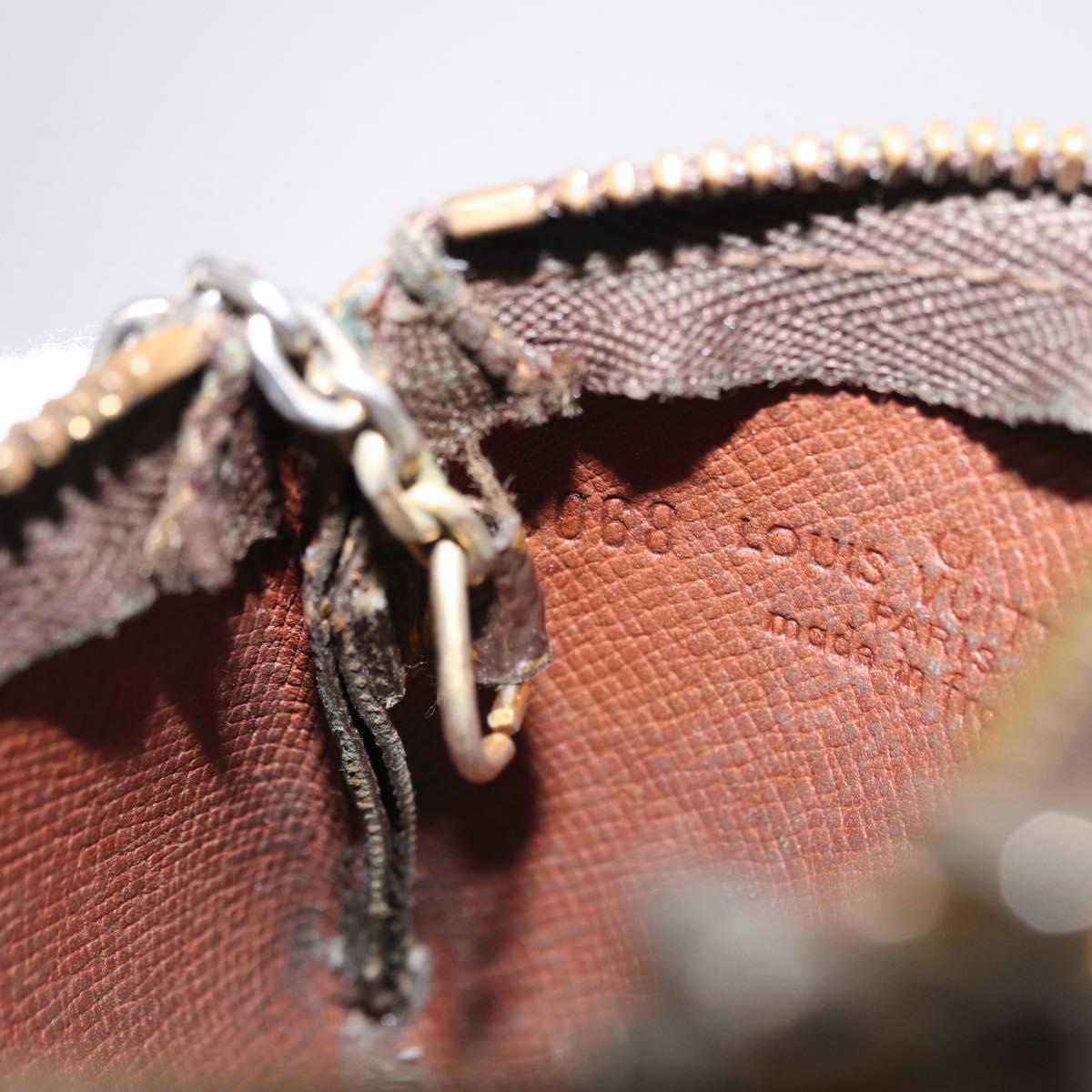 LOUIS VUITTON Monogram Pochette Cles Coin Purse M62650 LV Auth 192032