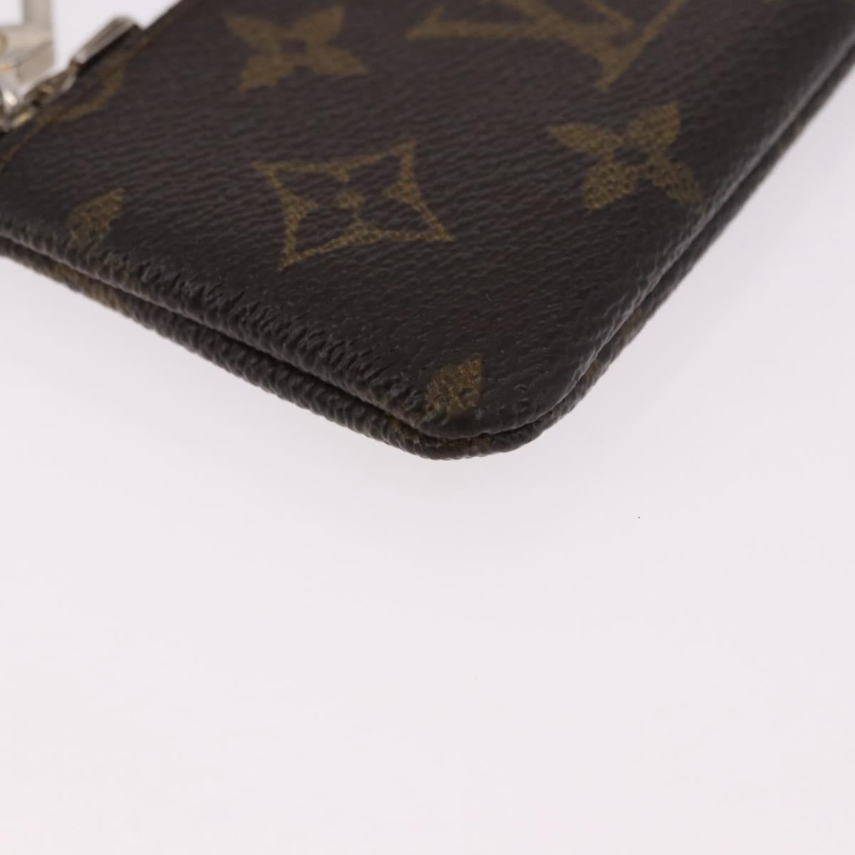 LOUIS VUITTON Monogram Pochette Cles Coin Purse M62650 LV Auth 192032