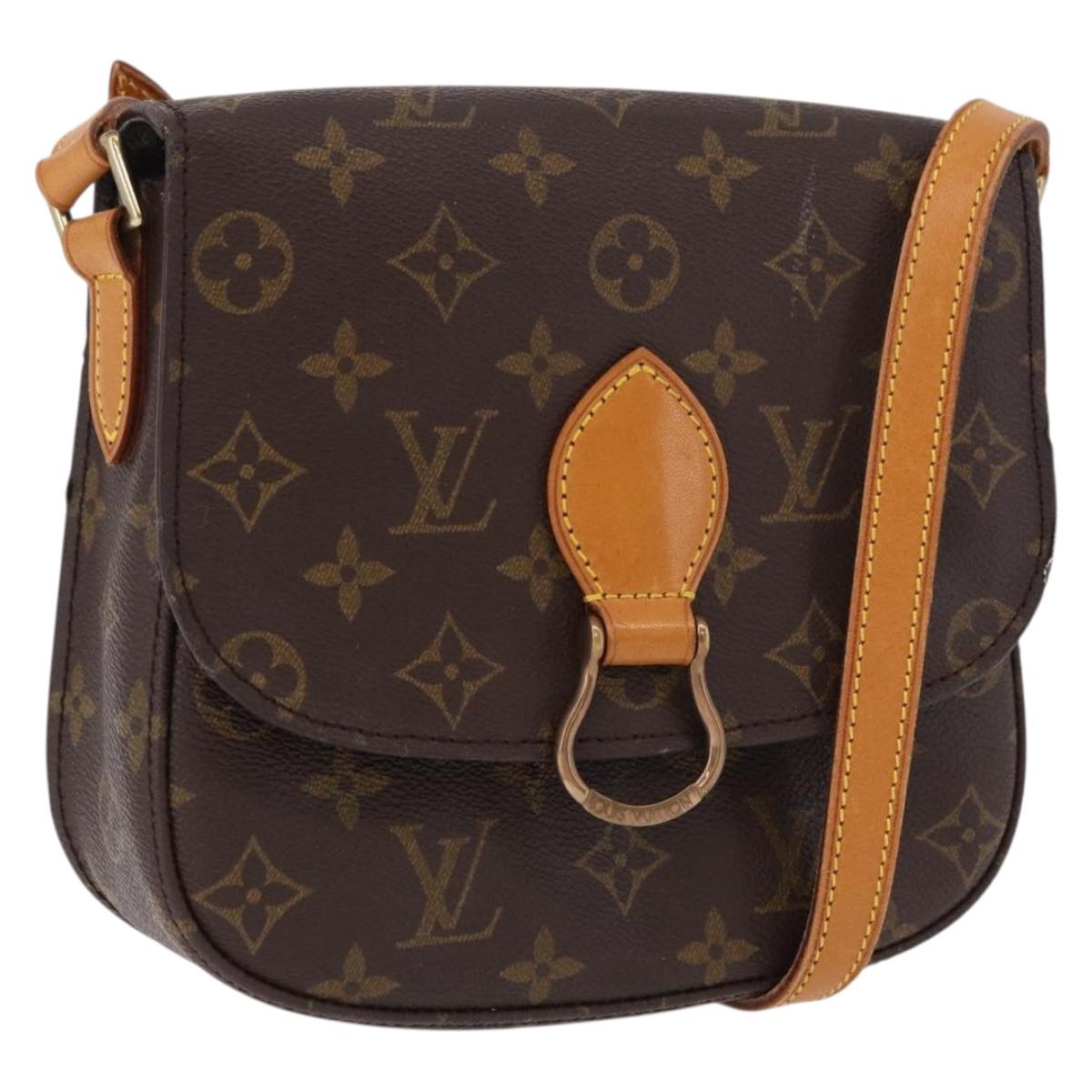 LOUIS VUITTON Monogram Saint Cloud MM Shoulder Bag M51243 LV Auth 192041
