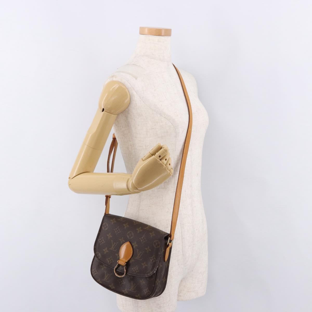 LOUIS VUITTON Monogram Saint Cloud MM Shoulder Bag M51243 LV Auth 192041