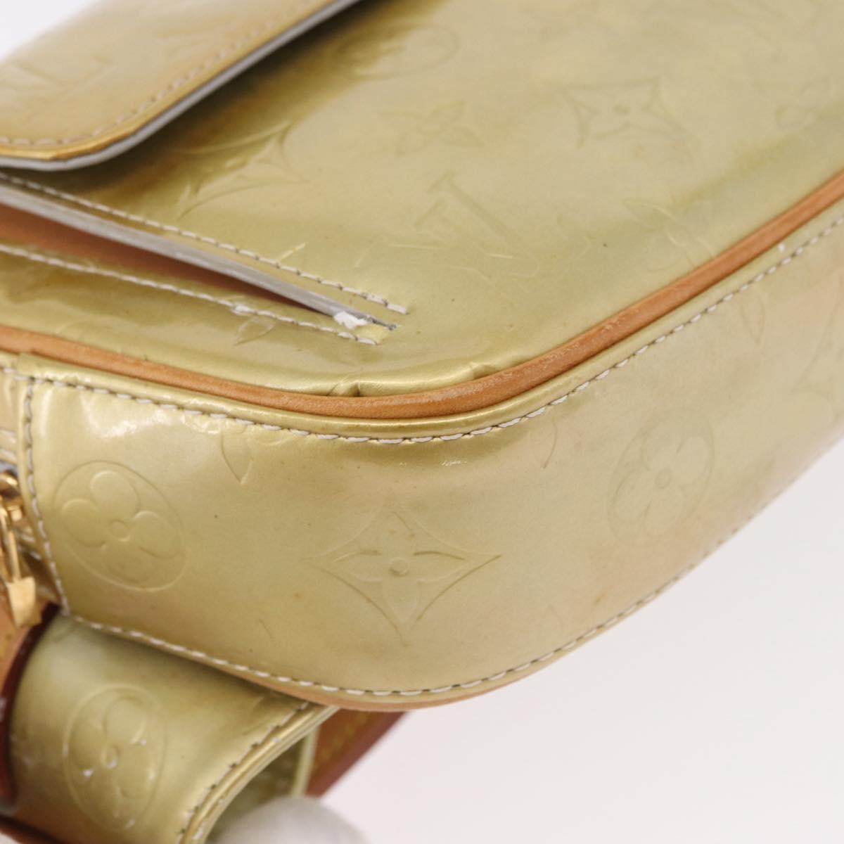 LOUIS VUITTON Monogram Vernis Fulton Waist Bag Gris M91041 LV Auth 192047