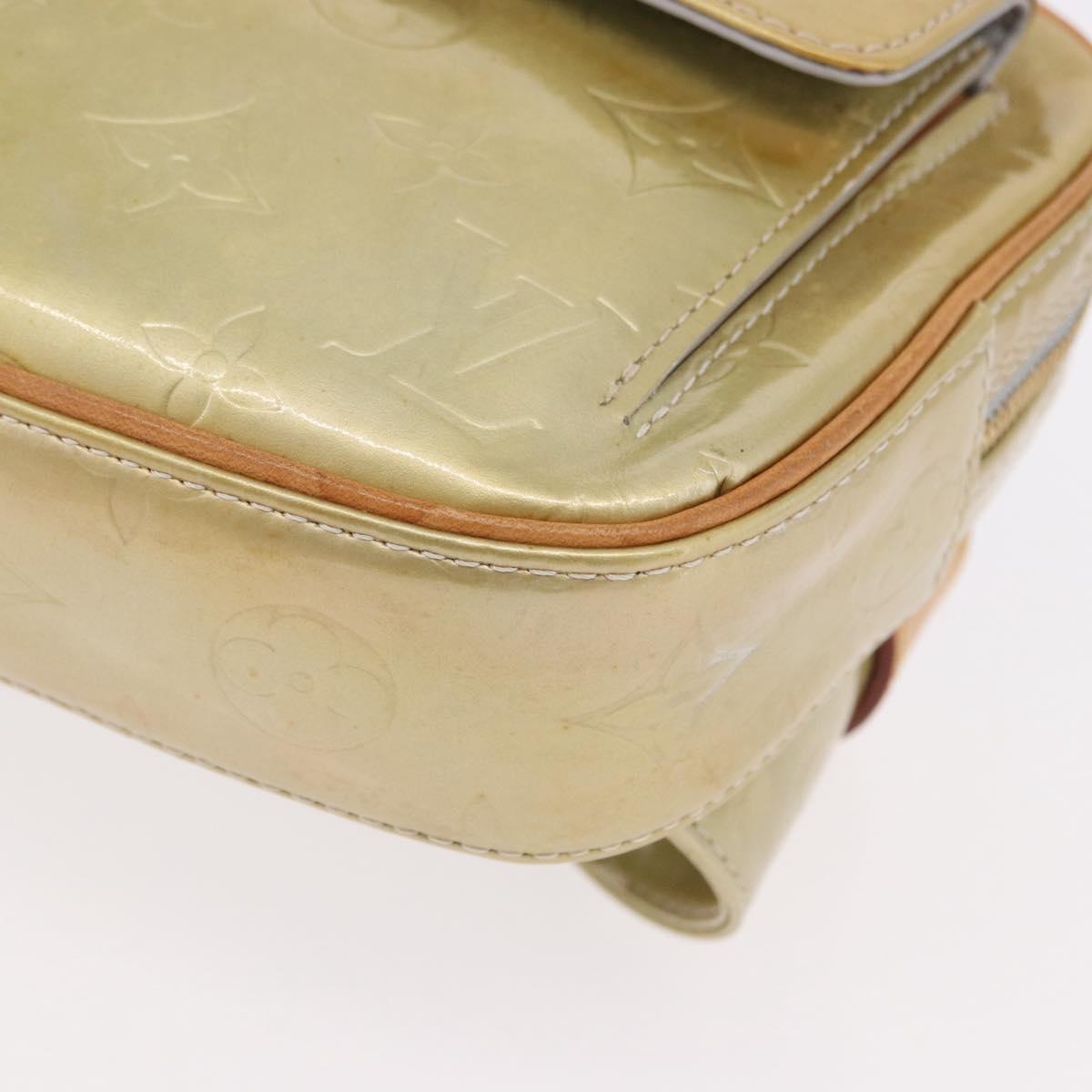 LOUIS VUITTON Monogram Vernis Fulton Waist Bag Gris M91041 LV Auth 192047