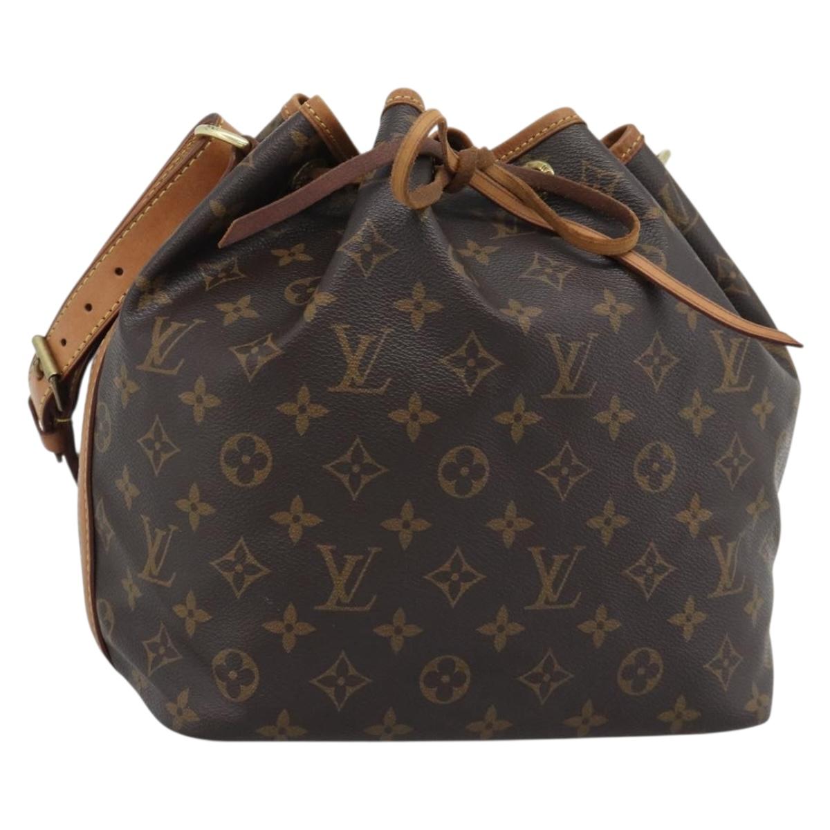LOUIS VUITTON Monogram Petit Noe Shoulder Bag M42226 LV Auth 192048V
