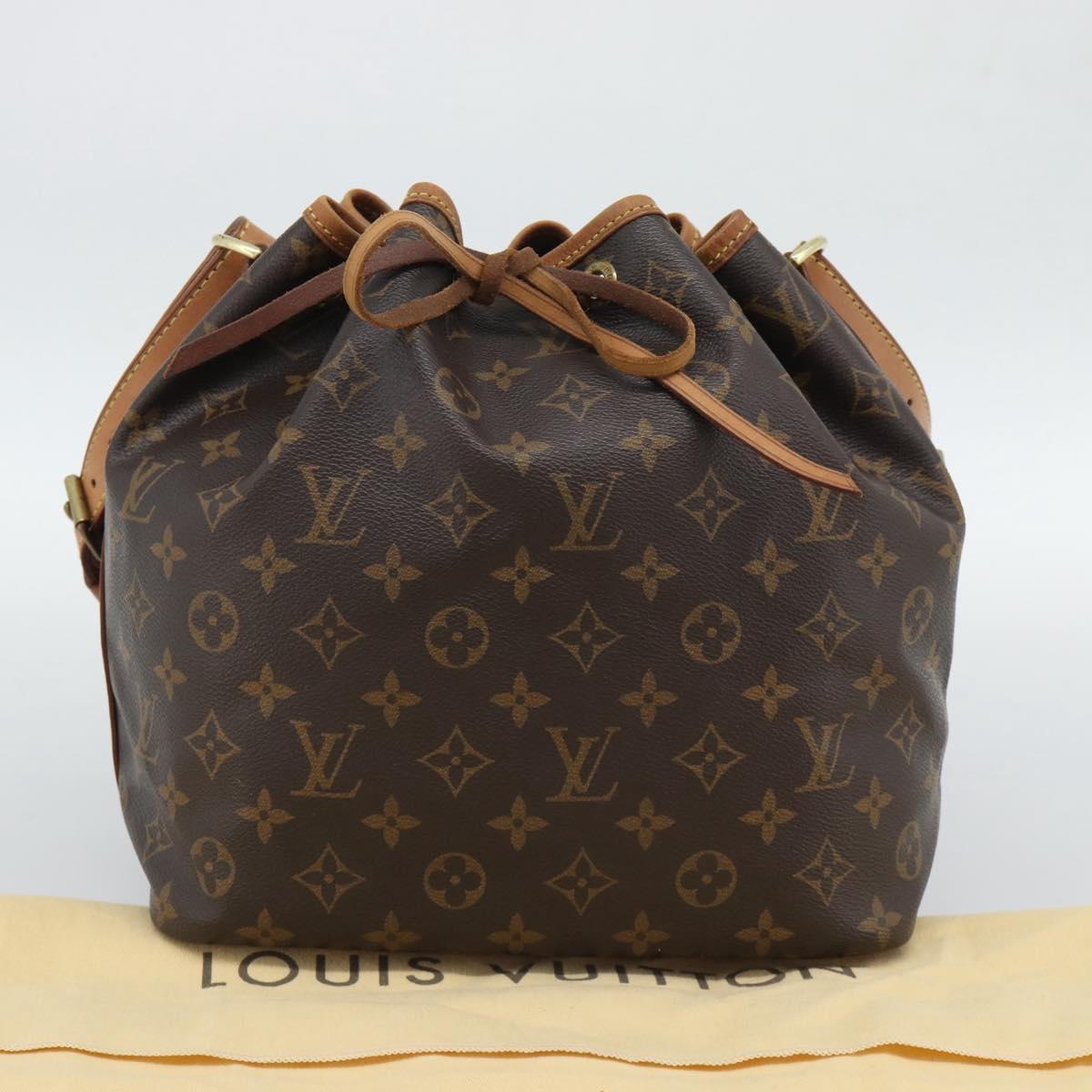 LOUIS VUITTON Monogram Petit Noe Shoulder Bag M42226 LV Auth 192048V