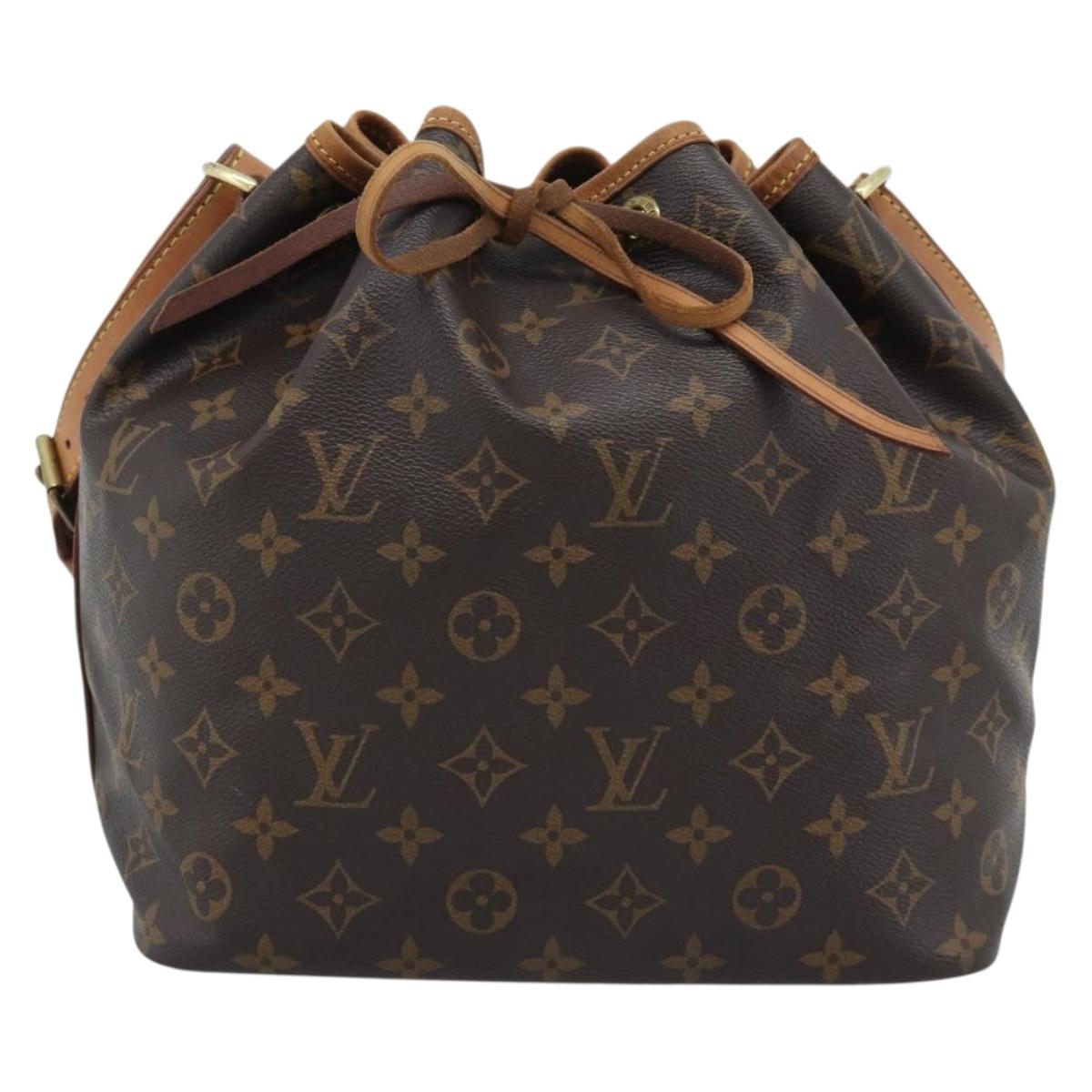 LOUIS VUITTON Monogram Petit Noe Shoulder Bag M42226 LV Auth 192048V
