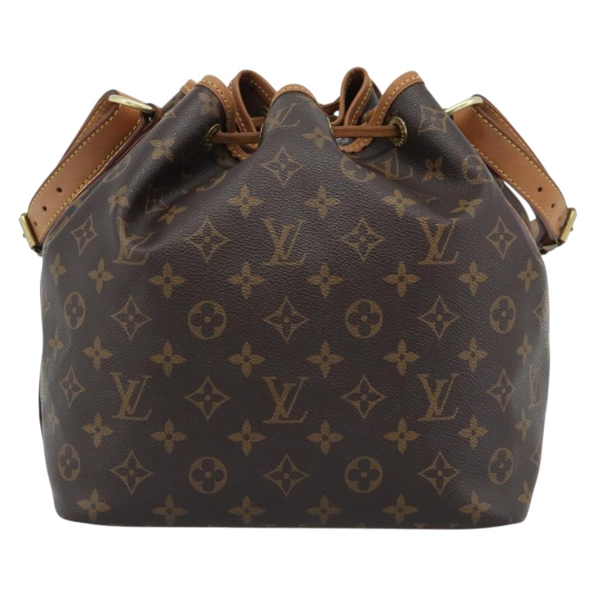 LOUIS VUITTON Monogram Petit Noe Shoulder Bag M42226 LV Auth 192048V