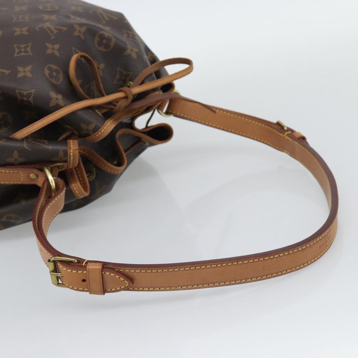 LOUIS VUITTON Monogram Petit Noe Shoulder Bag M42226 LV Auth 192048V