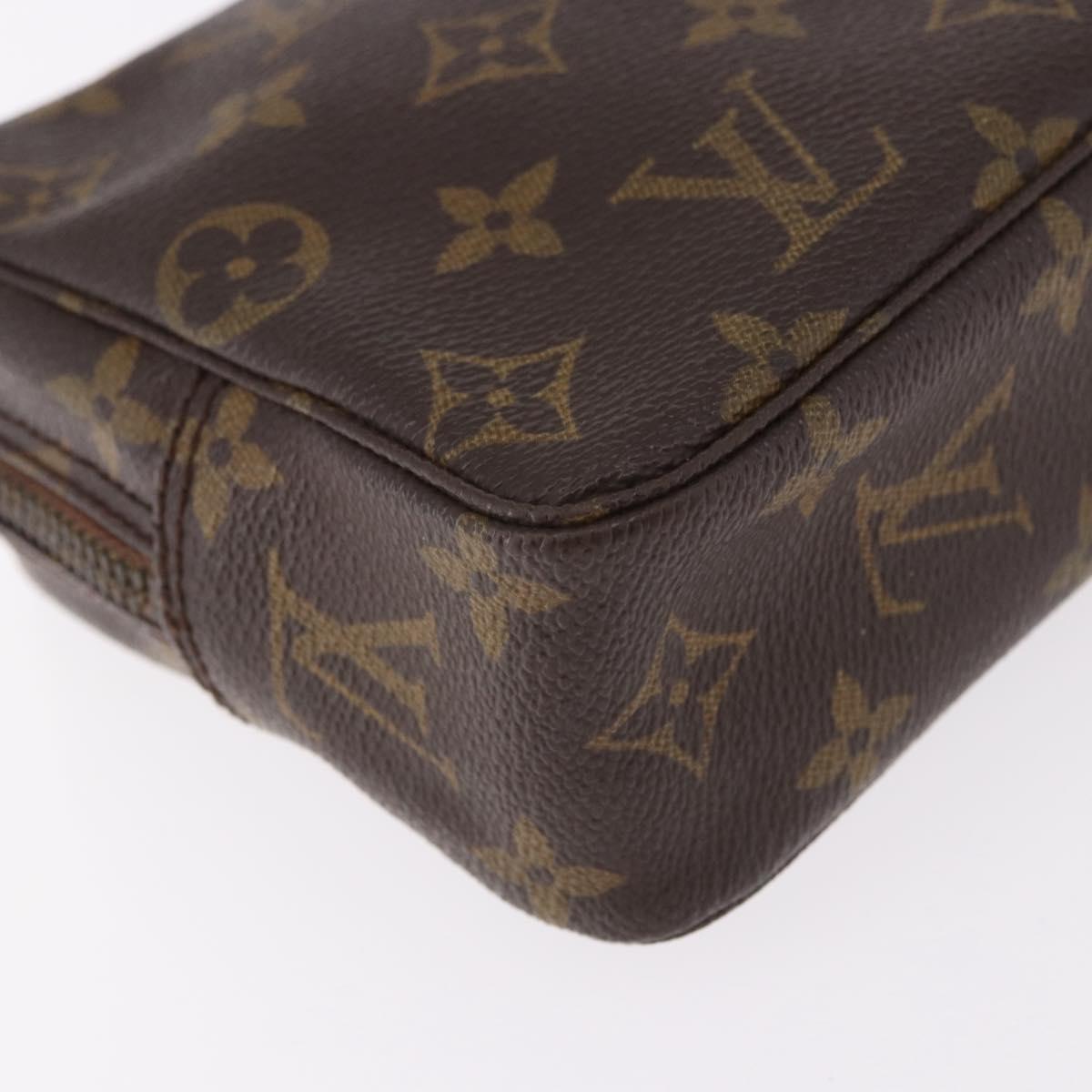 LOUIS VUITTON Monogram Trousse Toilette 18 Pouch M47526 LV Auth 192051