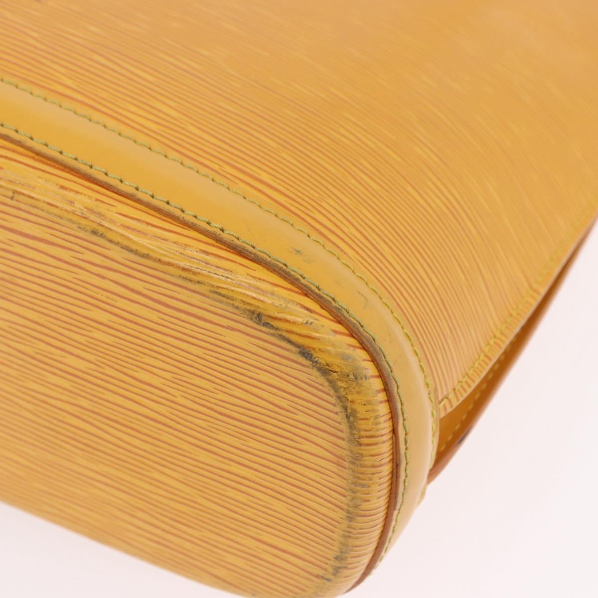 LOUIS VUITTON Epi Lussac Shoulder Bag Yellow M52289 LV Auth 192053