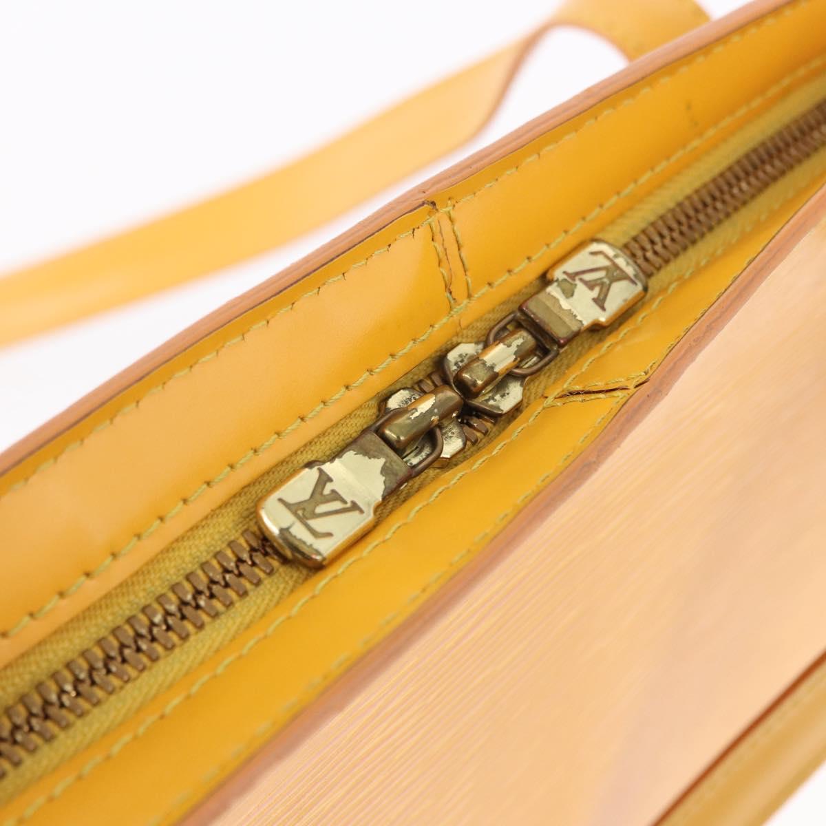 LOUIS VUITTON Epi Lussac Shoulder Bag Yellow M52289 LV Auth 192053