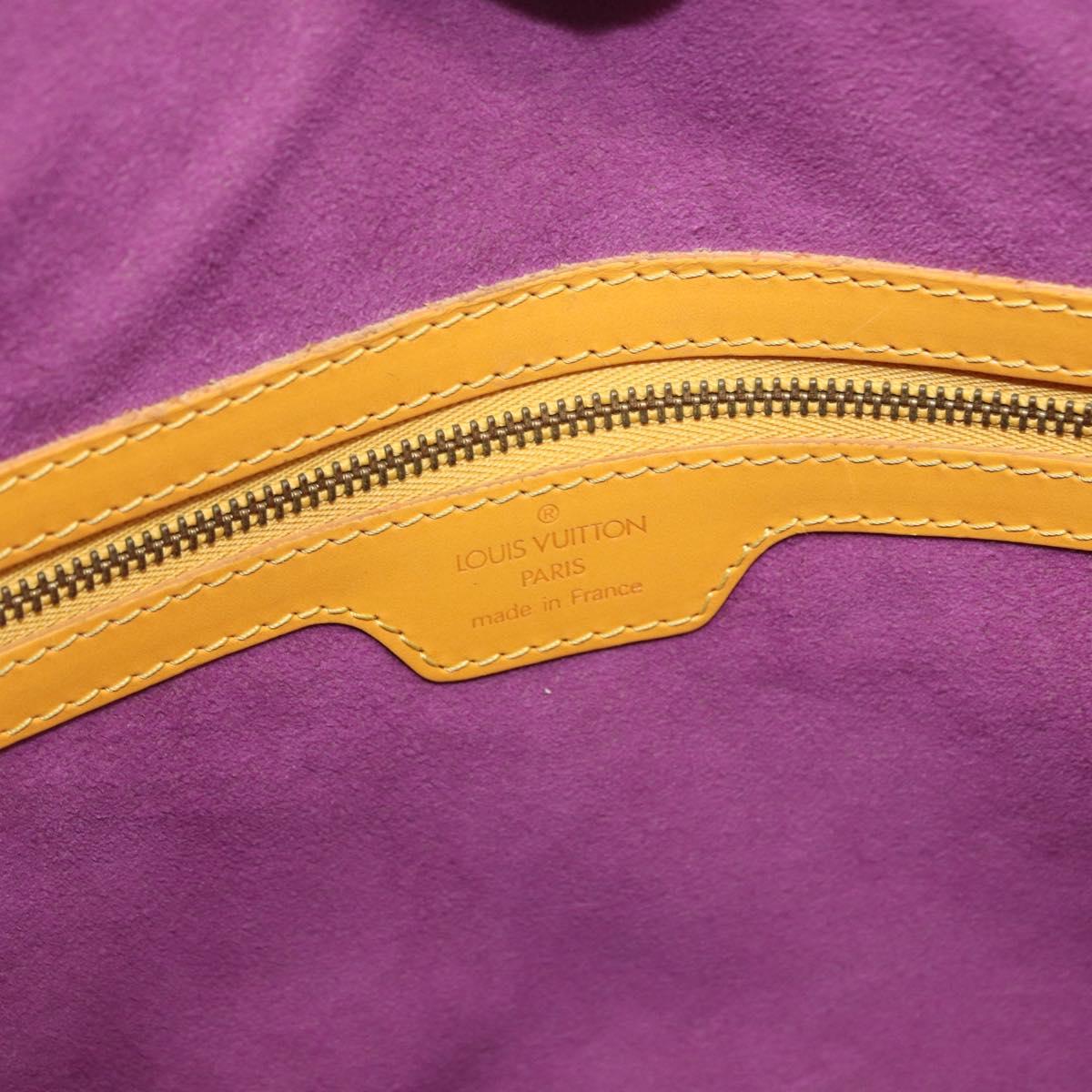 LOUIS VUITTON Epi Lussac Shoulder Bag Yellow M52289 LV Auth 192053
