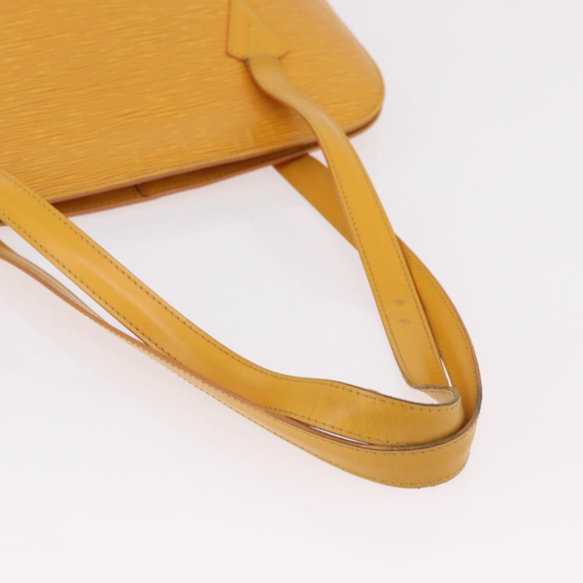 LOUIS VUITTON Epi Lussac Shoulder Bag Yellow M52289 LV Auth 192053