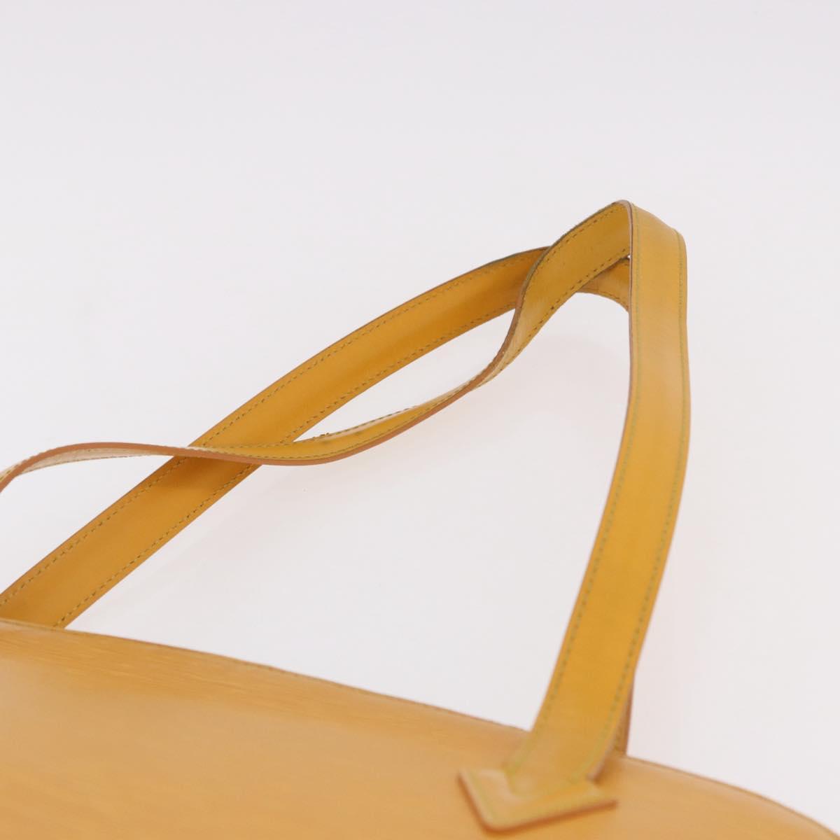 LOUIS VUITTON Epi Lussac Shoulder Bag Yellow M52289 LV Auth 192053