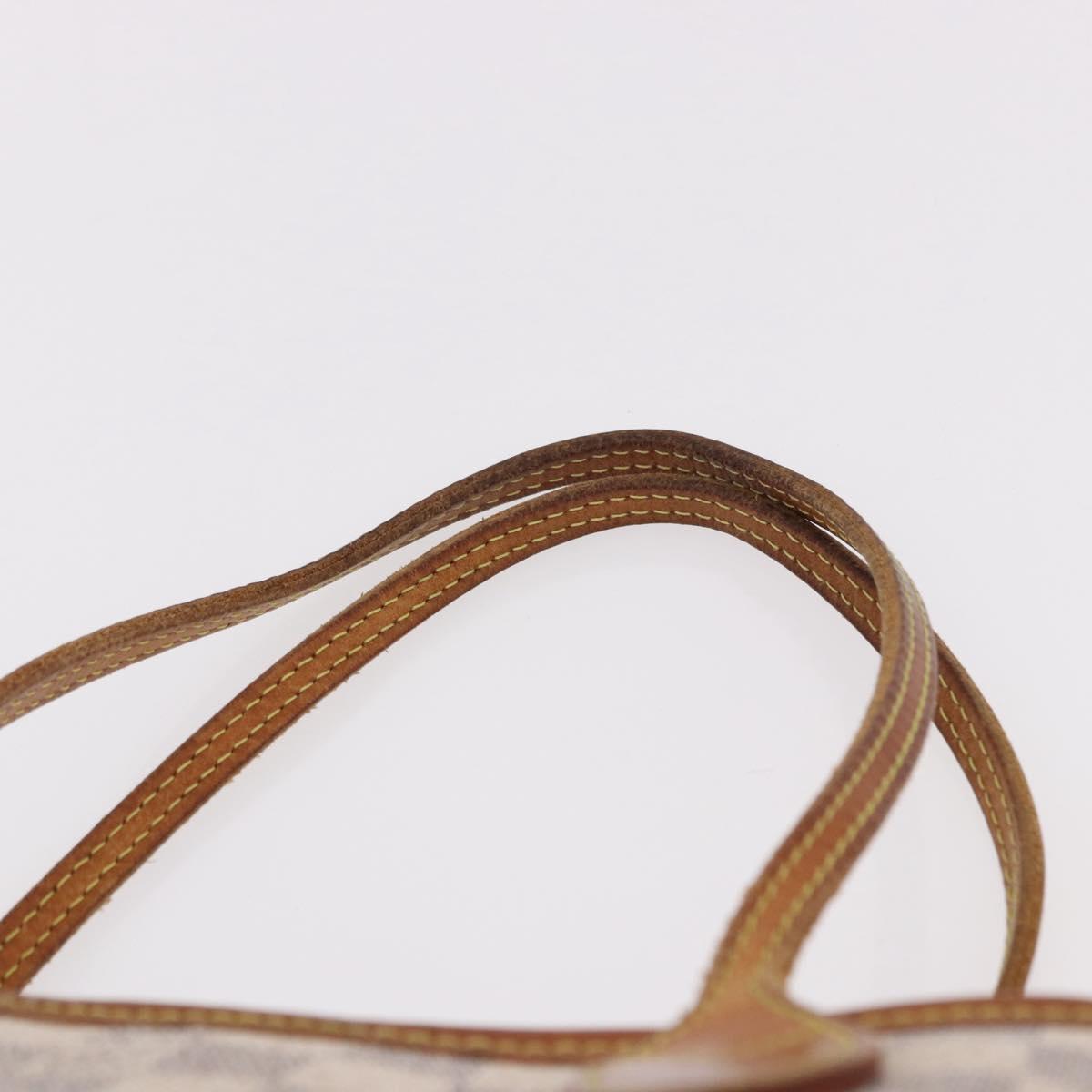 LOUIS VUITTON Damier Azur Neverfull PM Tote Bag N41362 LV Auth 192055