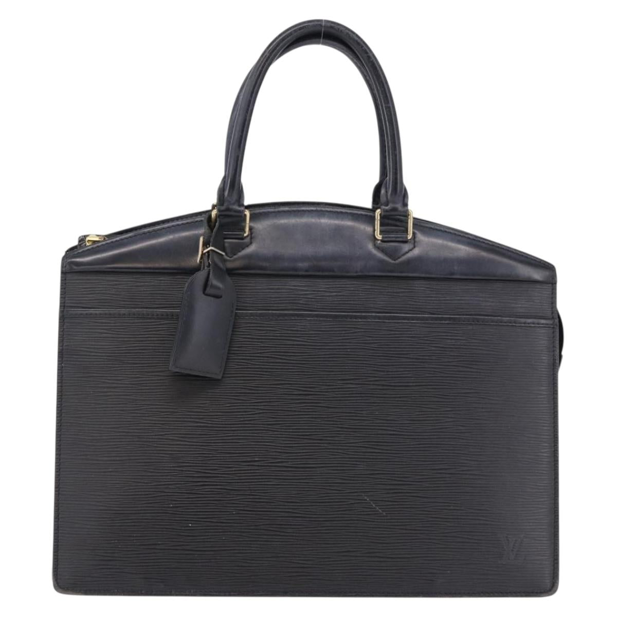 LOUIS VUITTON Epi Riviera Hand Bag Black M48182 LV Auth 192057