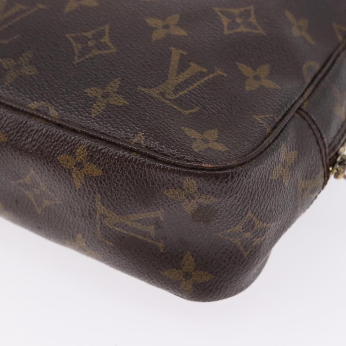 LOUIS VUITTON Monogram Trousse Toilette 23 Clutch Bag M47524 LV Auth 192060
