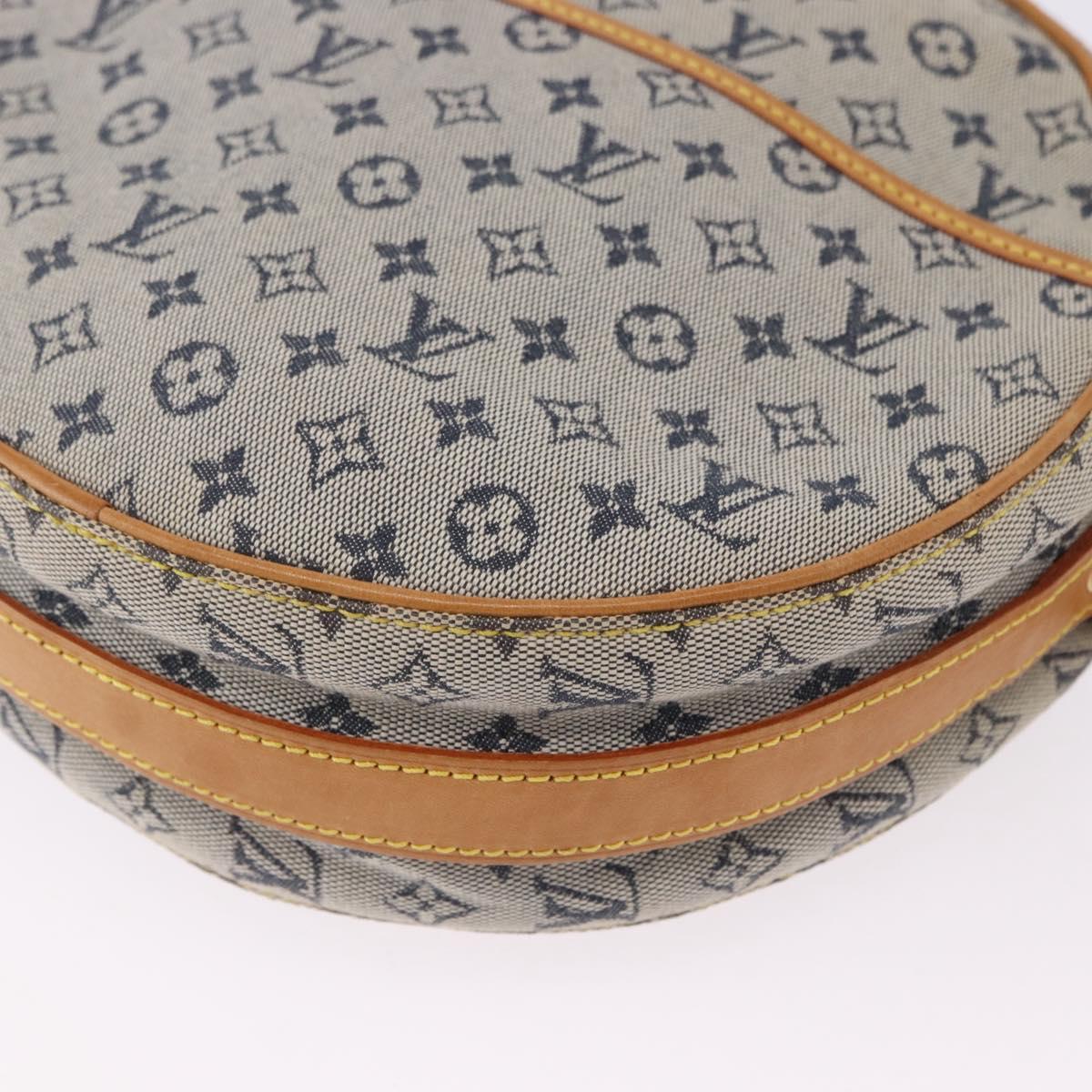 LOUIS VUITTON Monogram Mini Jeanne GM Shoulder Bag Blue M92000 LV Auth 192061