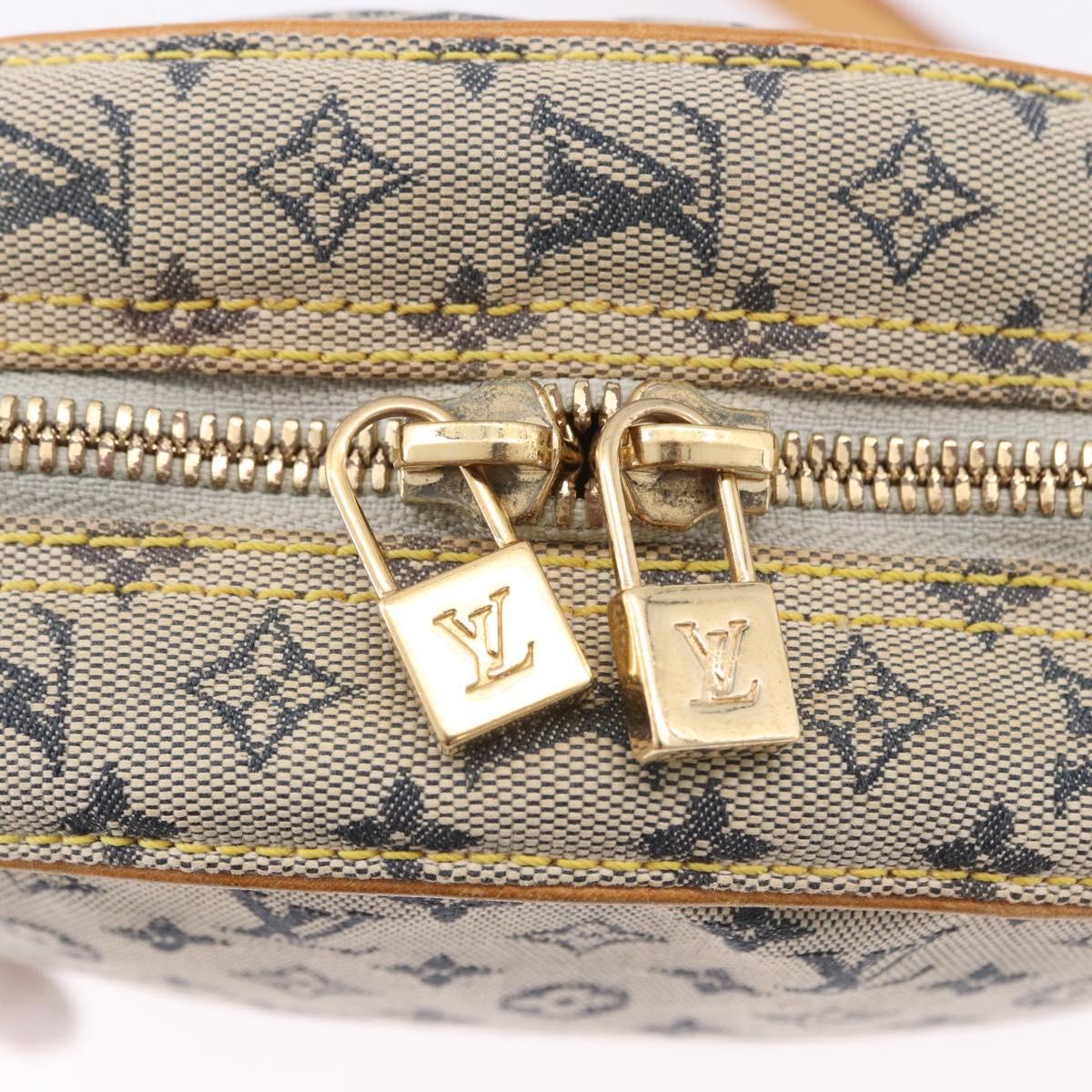 LOUIS VUITTON Monogram Mini Jeanne GM Shoulder Bag Blue M92000 LV Auth 192061