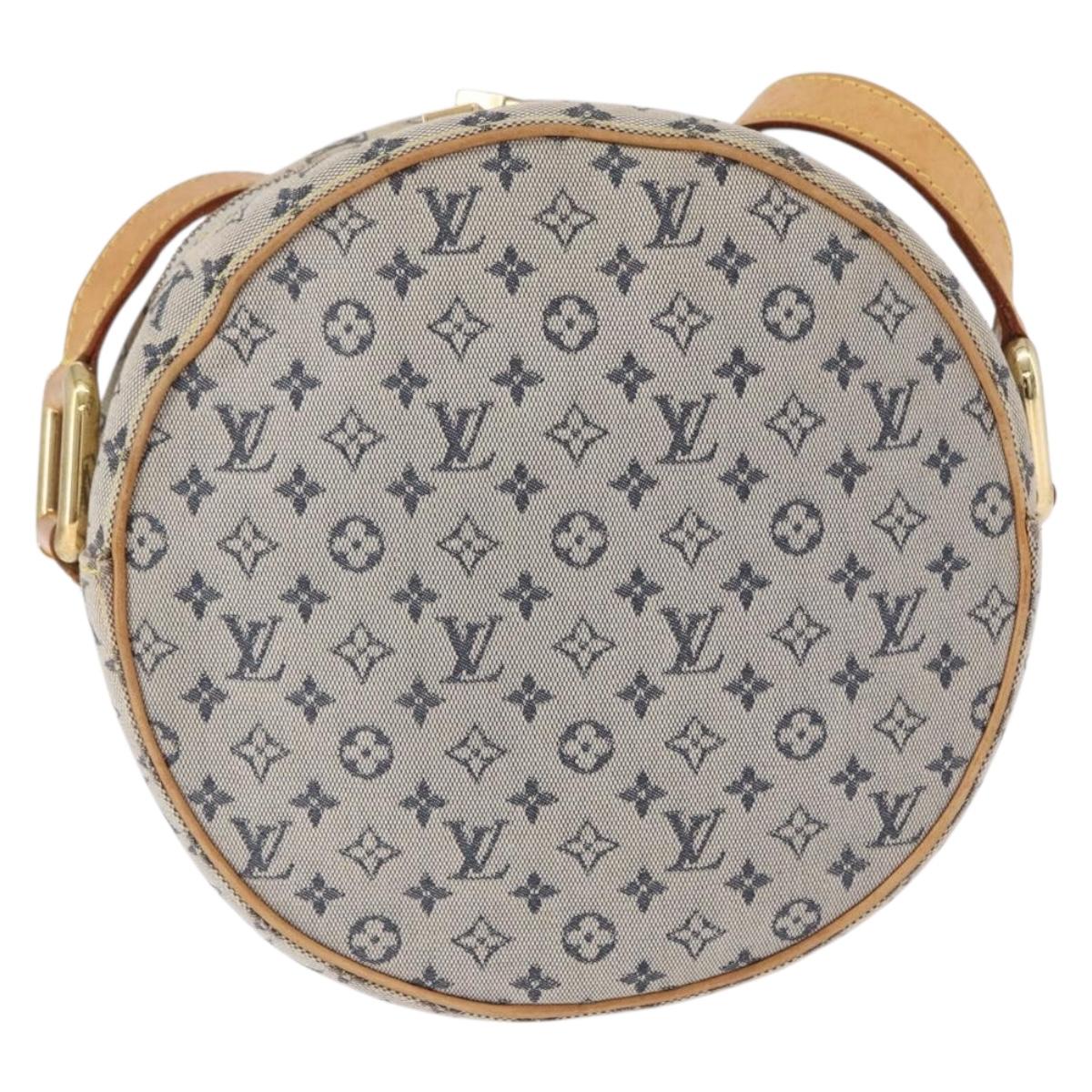 LOUIS VUITTON Monogram Mini Jeanne GM Shoulder Bag Blue M92000 LV Auth 192061