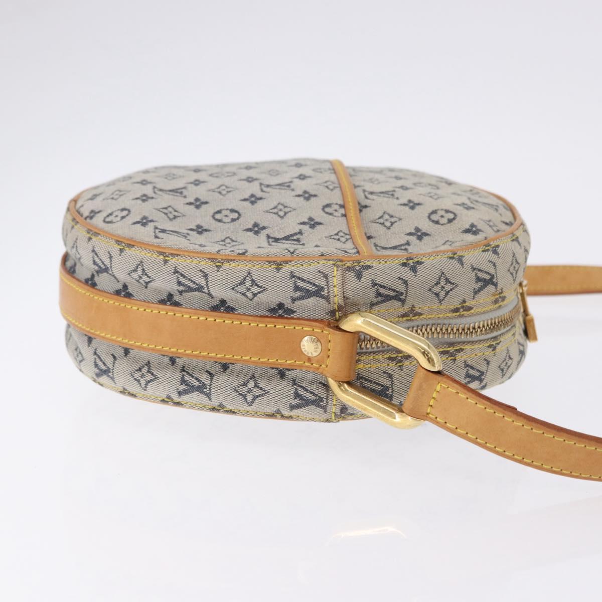 LOUIS VUITTON Monogram Mini Jeanne GM Shoulder Bag Blue M92000 LV Auth 192061