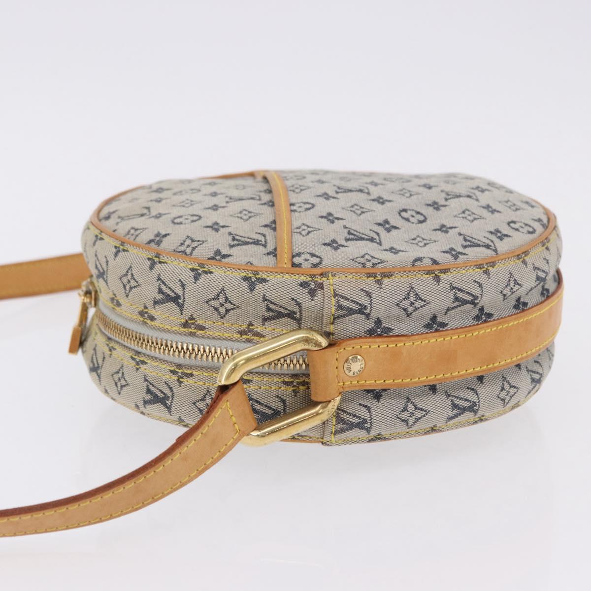 LOUIS VUITTON Monogram Mini Jeanne GM Shoulder Bag Blue M92000 LV Auth 192061