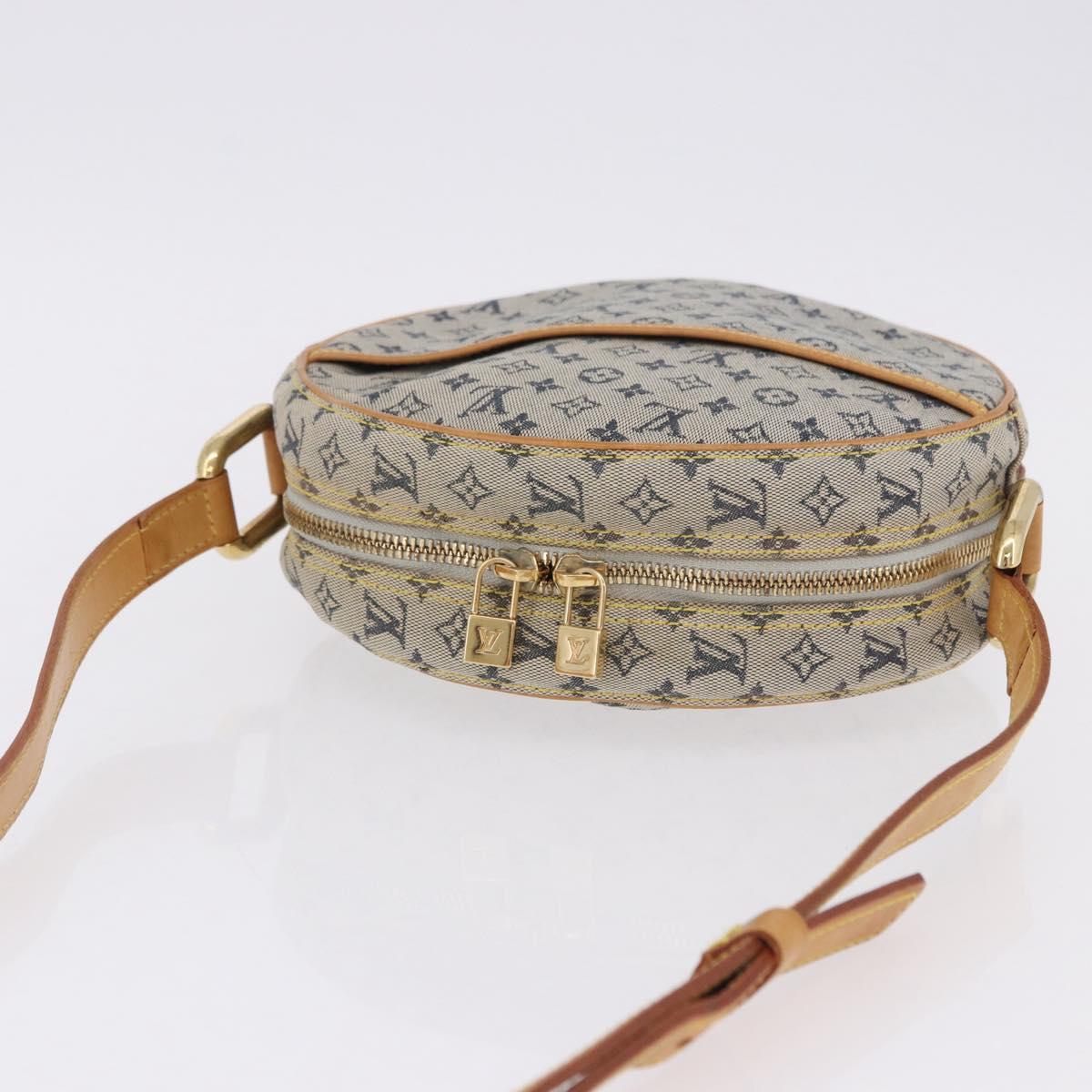 LOUIS VUITTON Monogram Mini Jeanne GM Shoulder Bag Blue M92000 LV Auth 192061