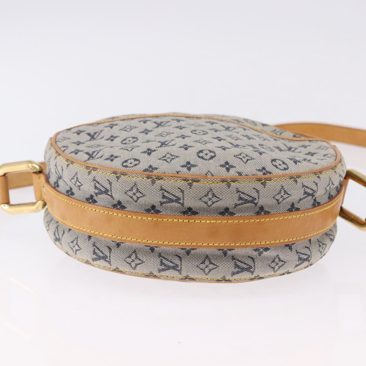 LOUIS VUITTON Monogram Mini Jeanne GM Shoulder Bag Blue M92000 LV Auth 192061