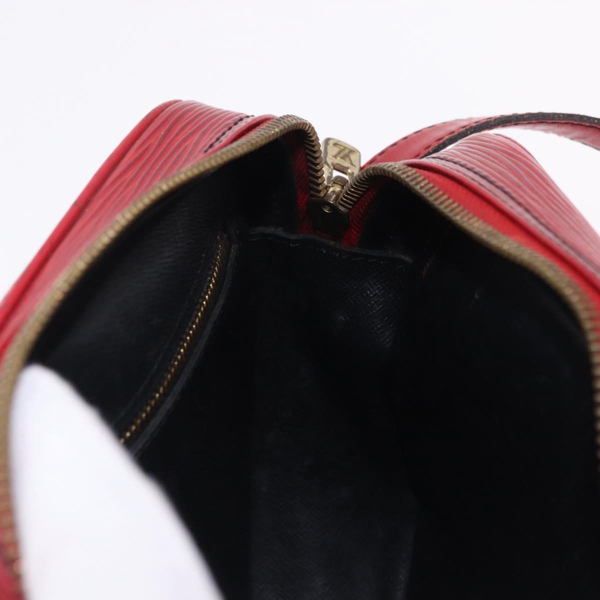 LOUIS VUITTON Epi Jeune Fille MM Shoulder Bag Red M52157 LV Auth 192062