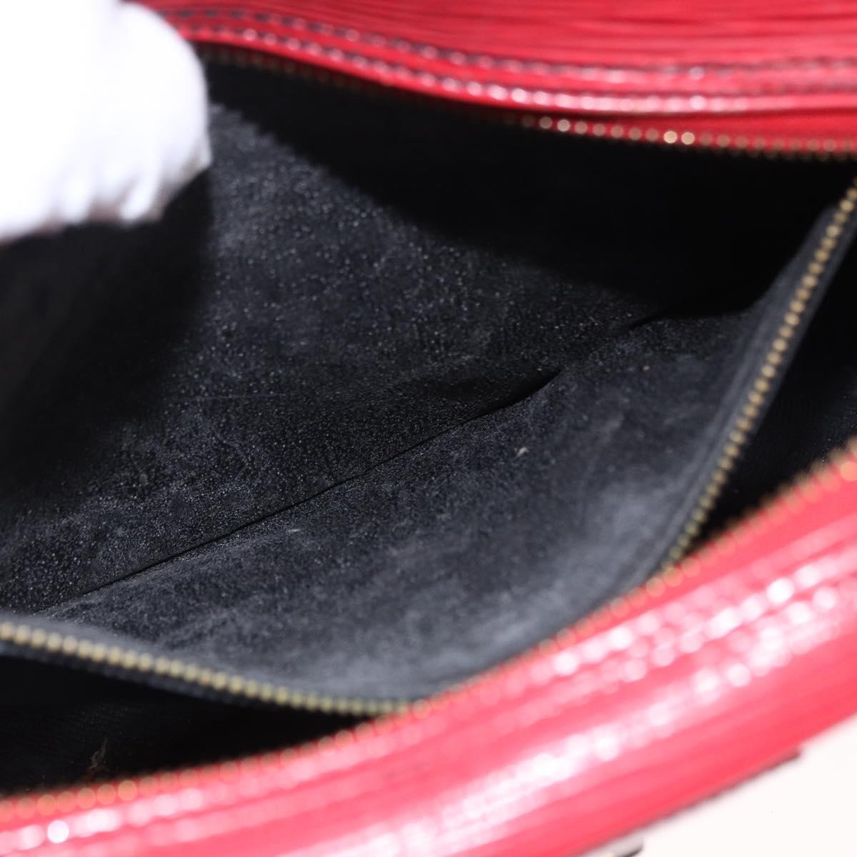 LOUIS VUITTON Epi Jeune Fille MM Shoulder Bag Red M52157 LV Auth 192062