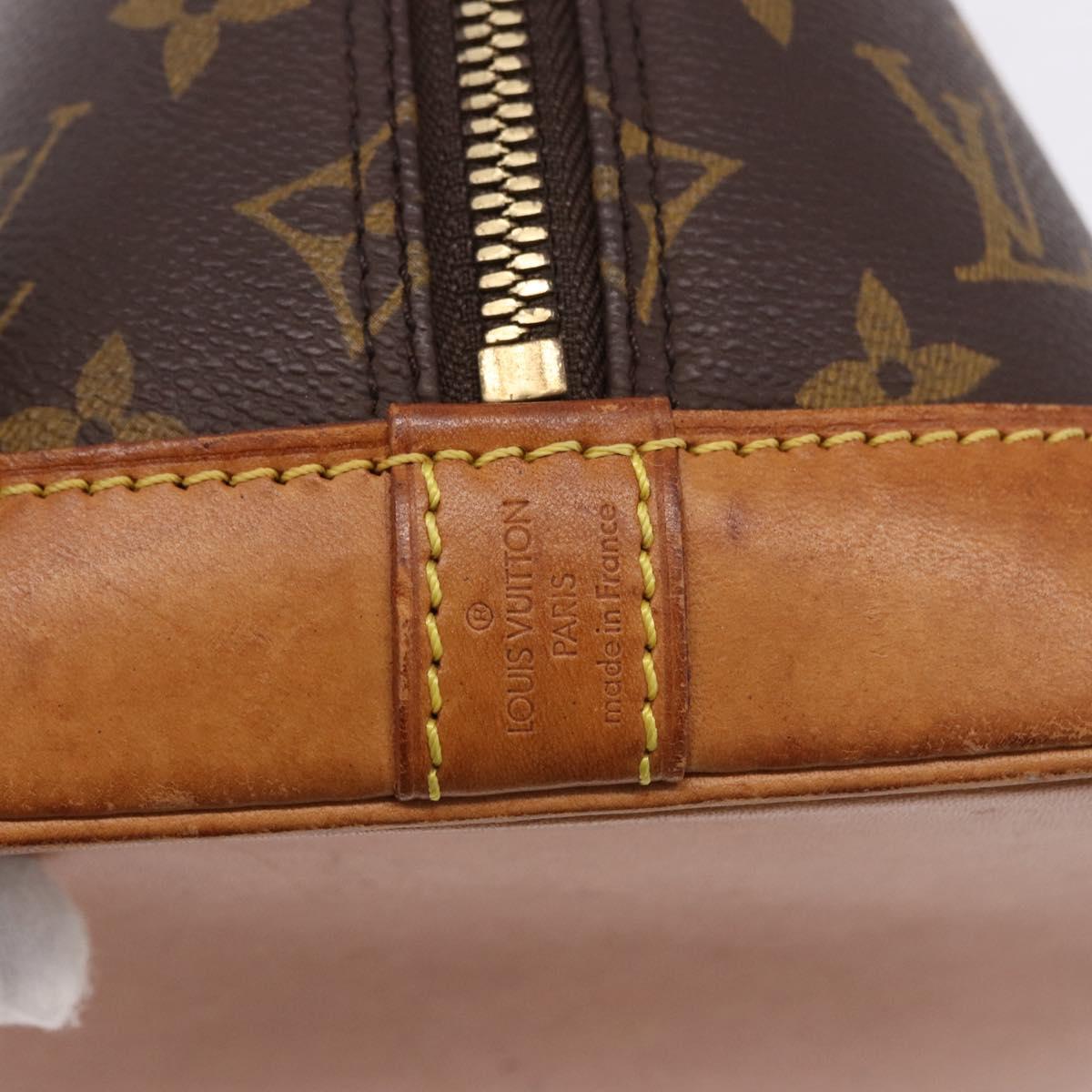 LOUIS VUITTON Monogram Alma Hand Bag M51130 LV Auth 192064